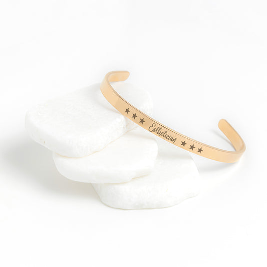 Esthetician Cuff Bracelet