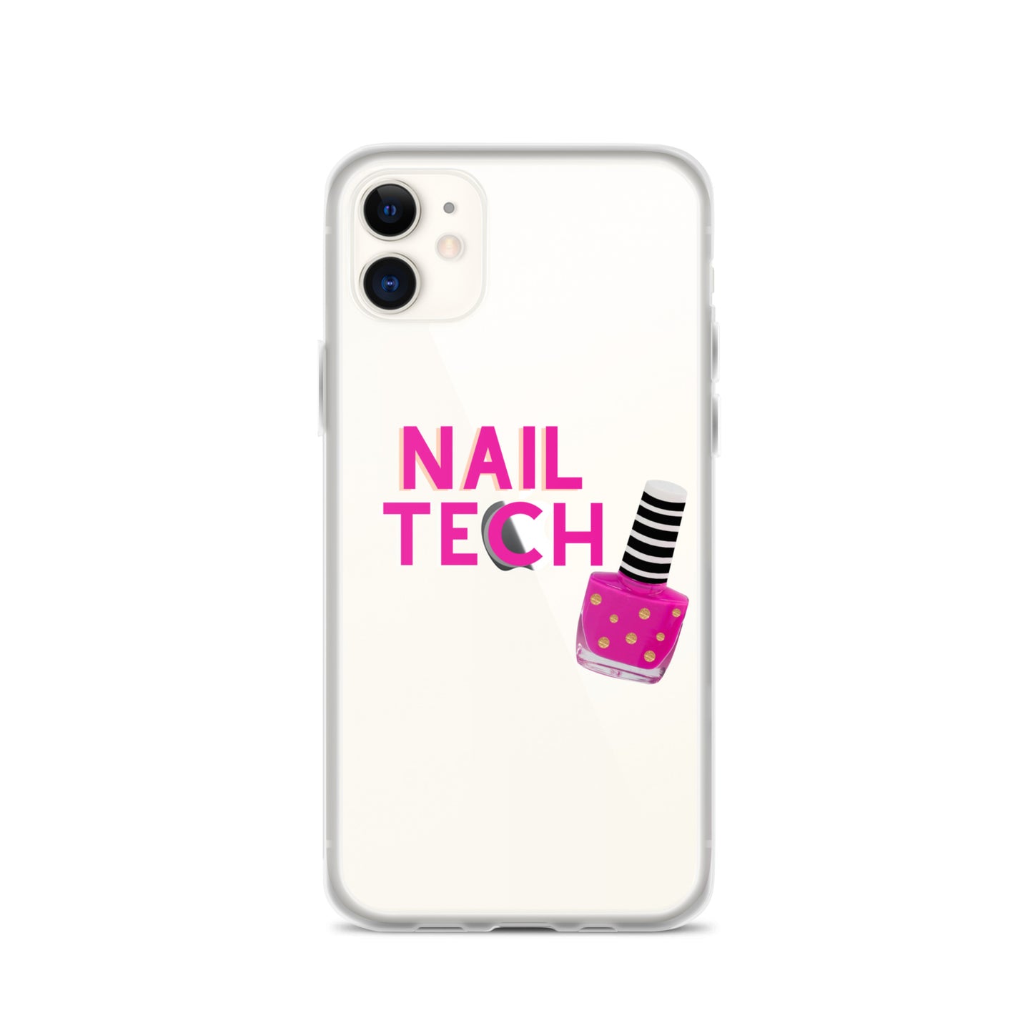 "Nail Tech" Clear Case for iPhone®