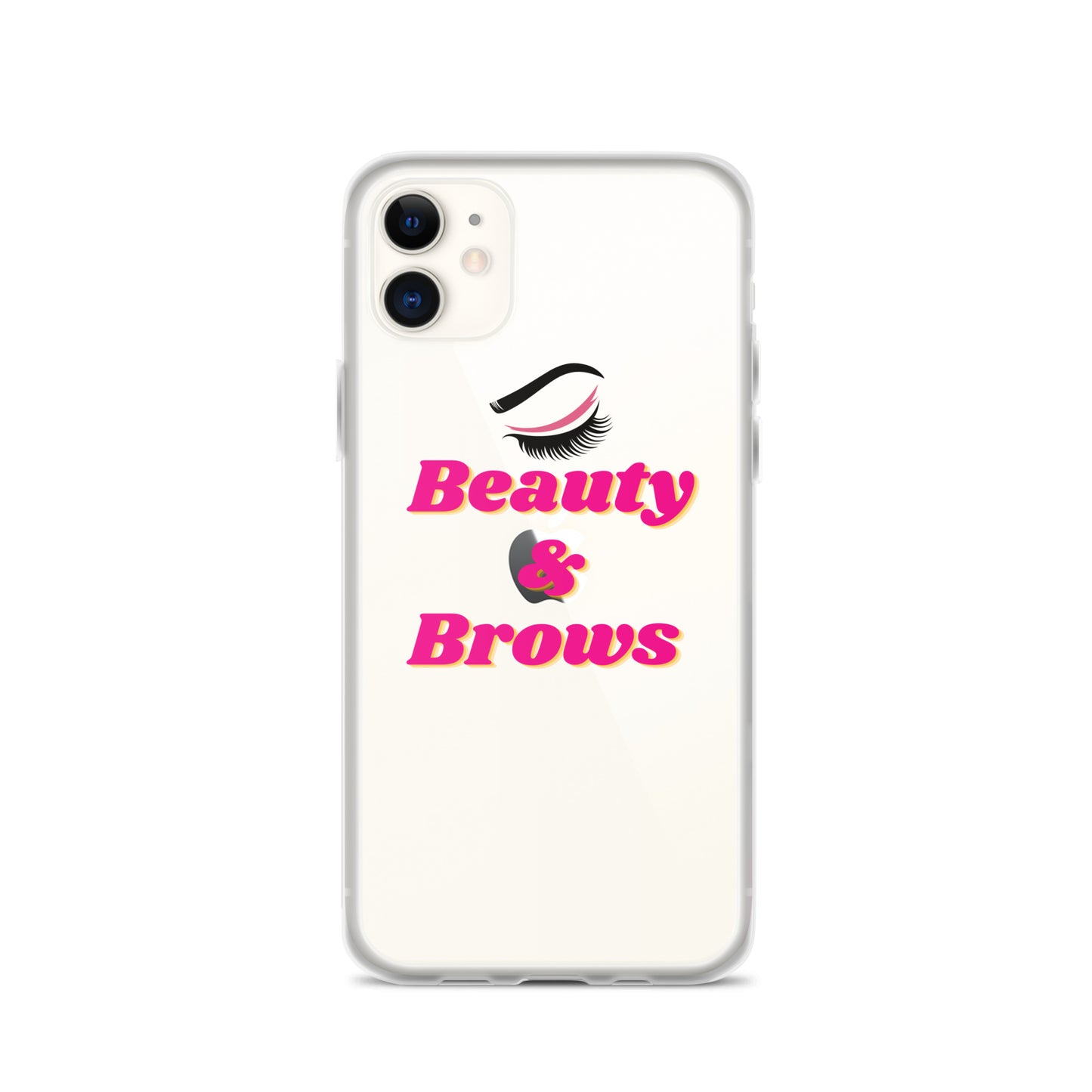 "Beauty & Brows" Clear Case for iPhone®