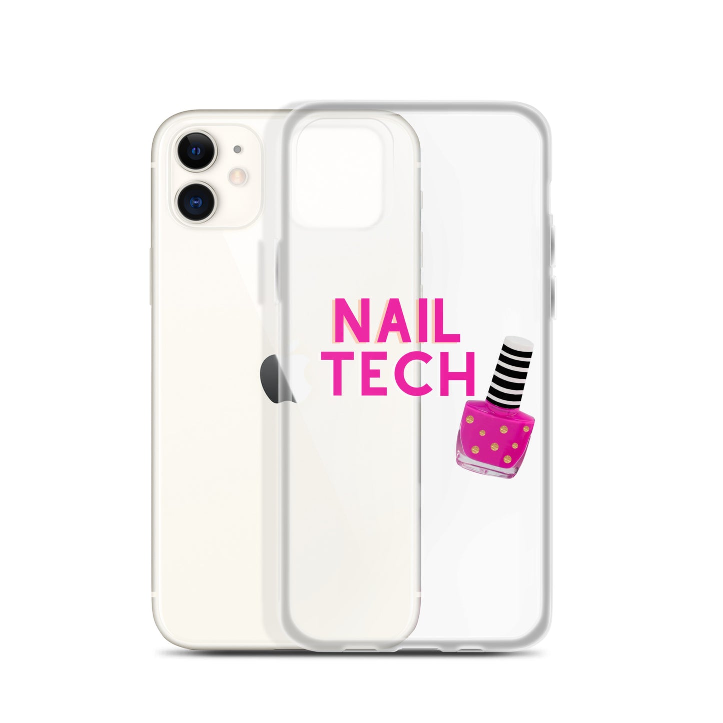 "Nail Tech" Clear Case for iPhone®