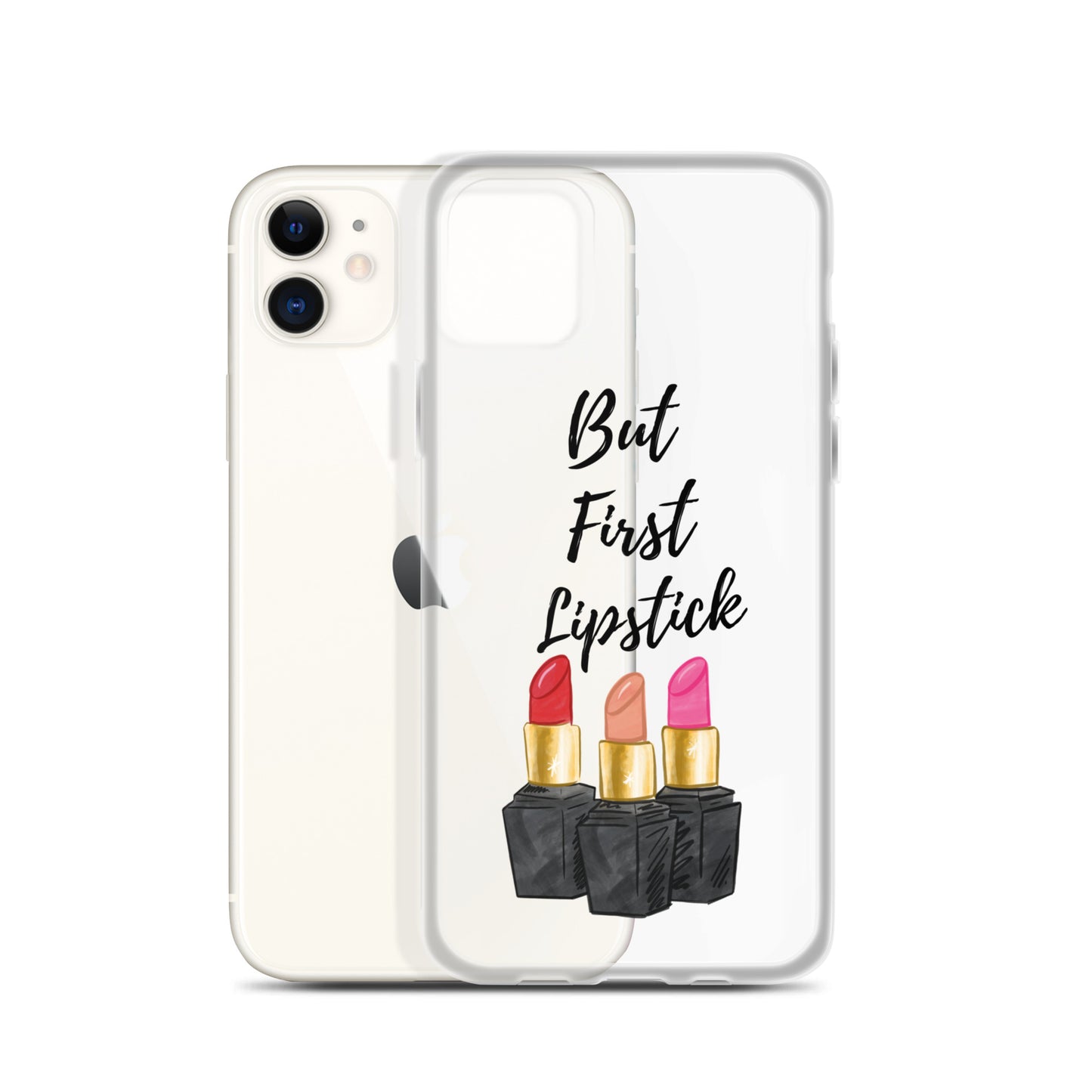 "But First Skin Care" Clear Case for iPhone®