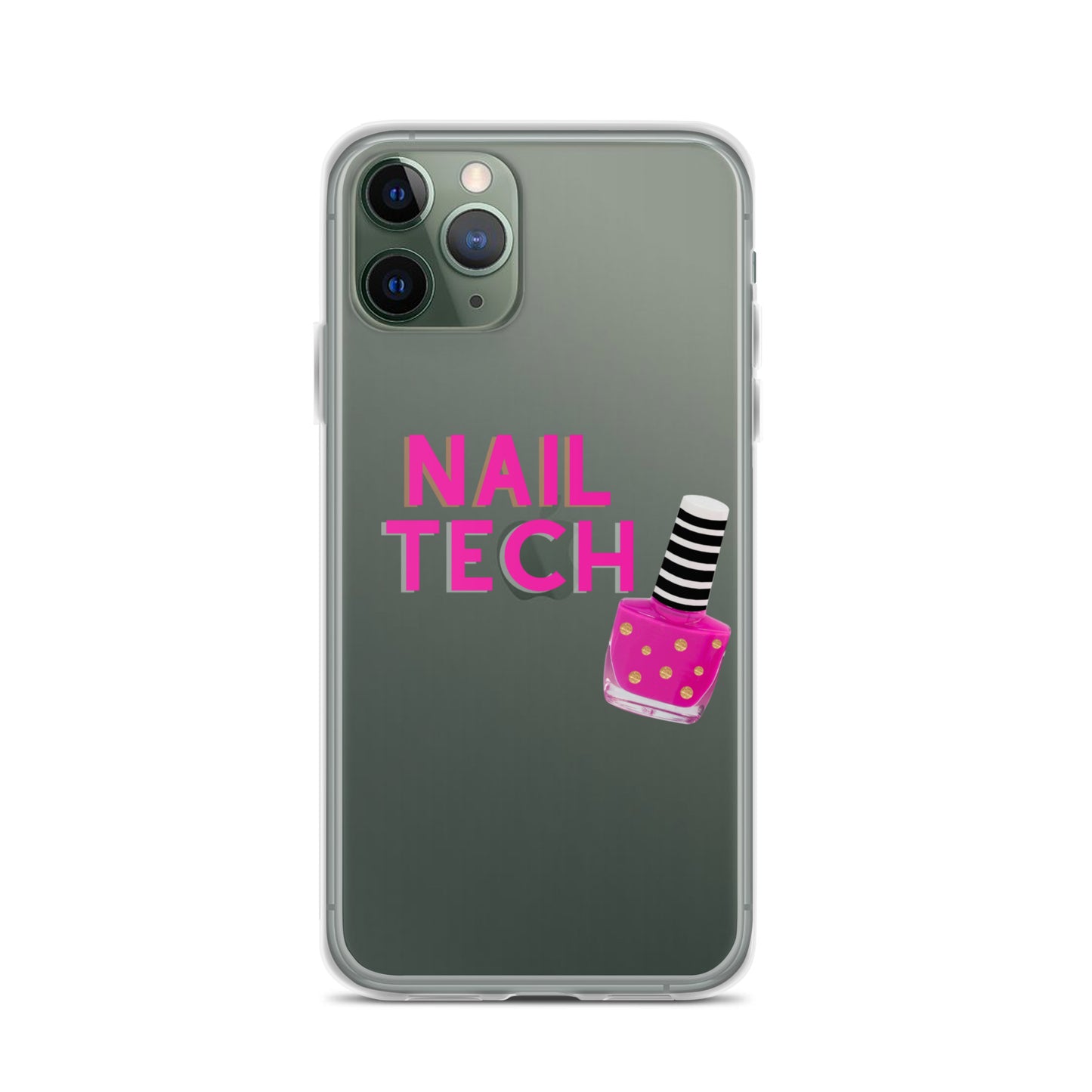 "Nail Tech" Clear Case for iPhone®