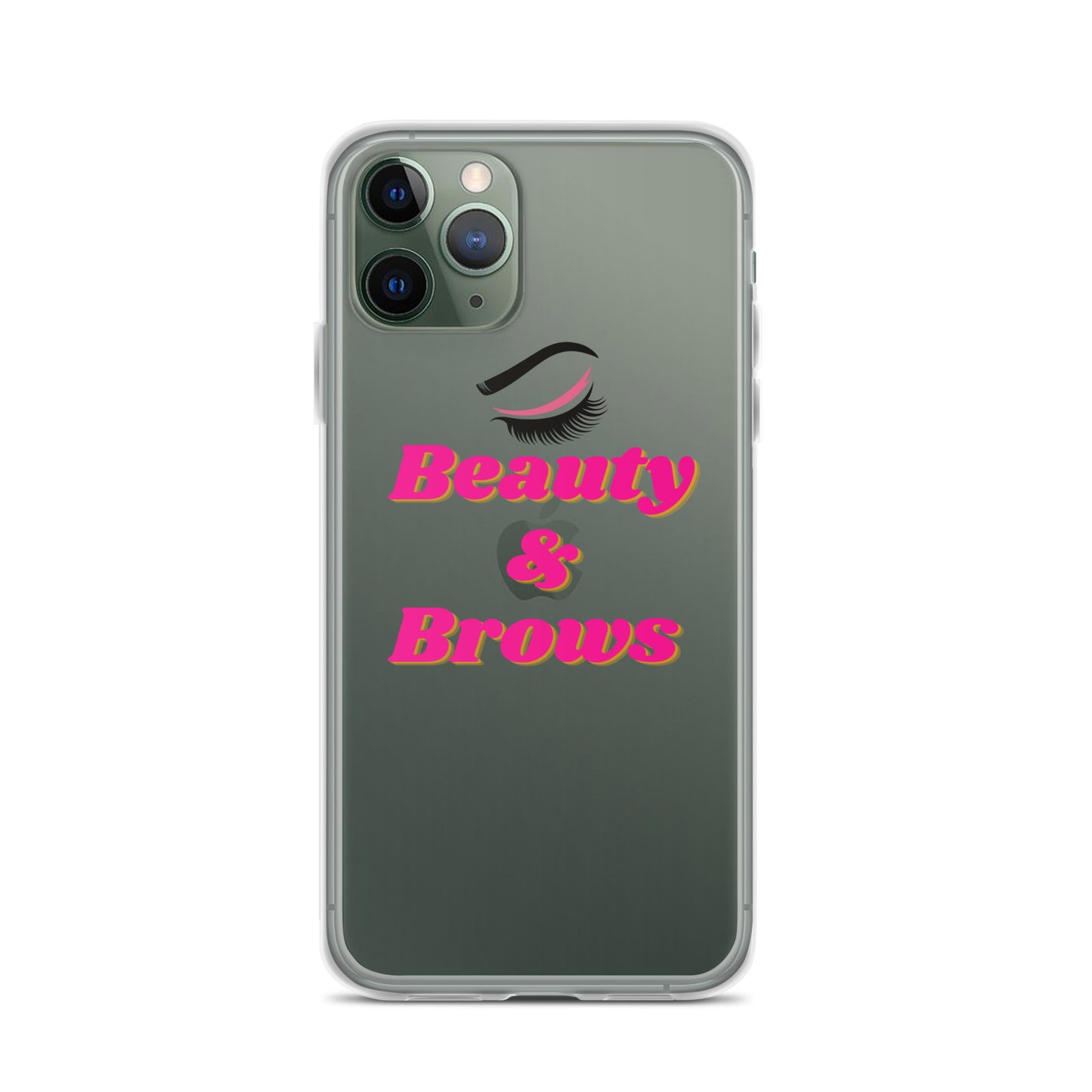 "Beauty & Brows" Clear Case for iPhone®