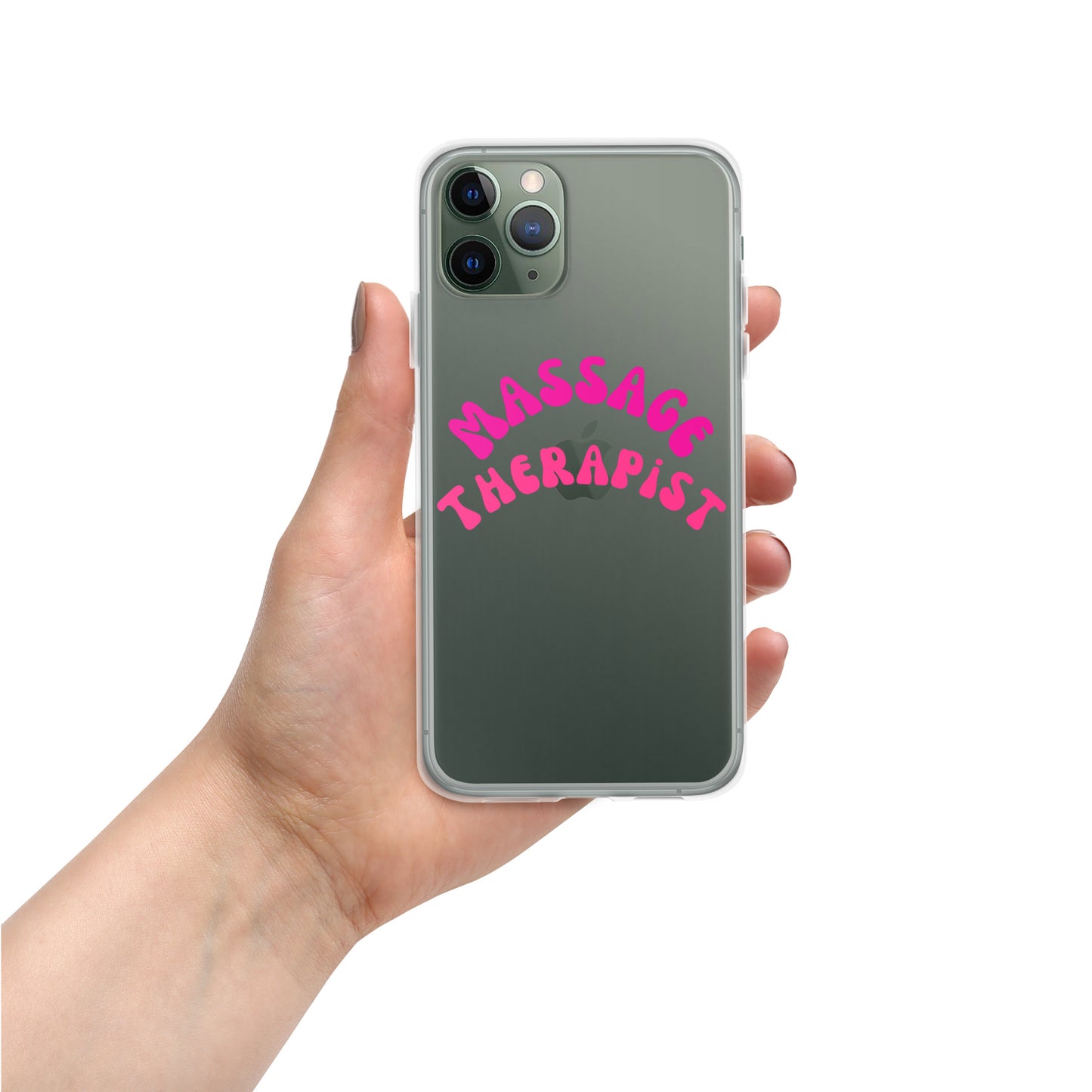 "Massage Therapist" Clear Case for iPhone®