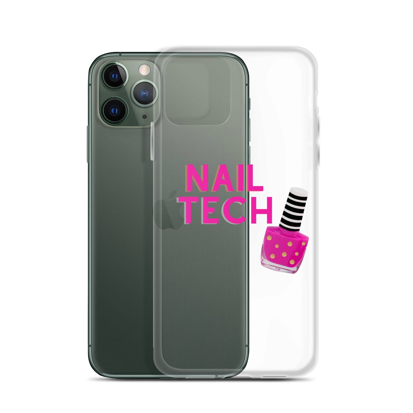 "Nail Tech" Clear Case for iPhone®