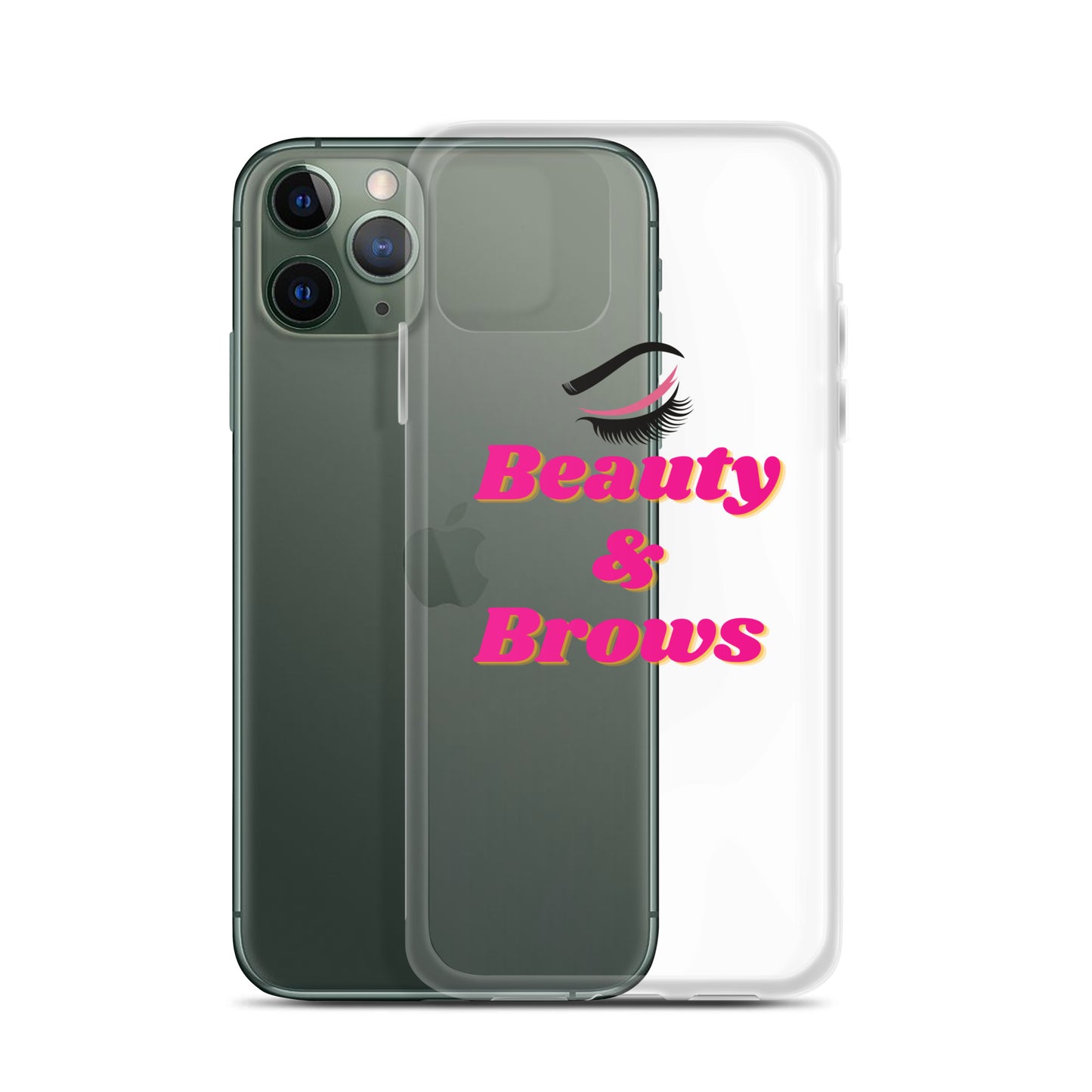 "Beauty & Brows" Clear Case for iPhone®