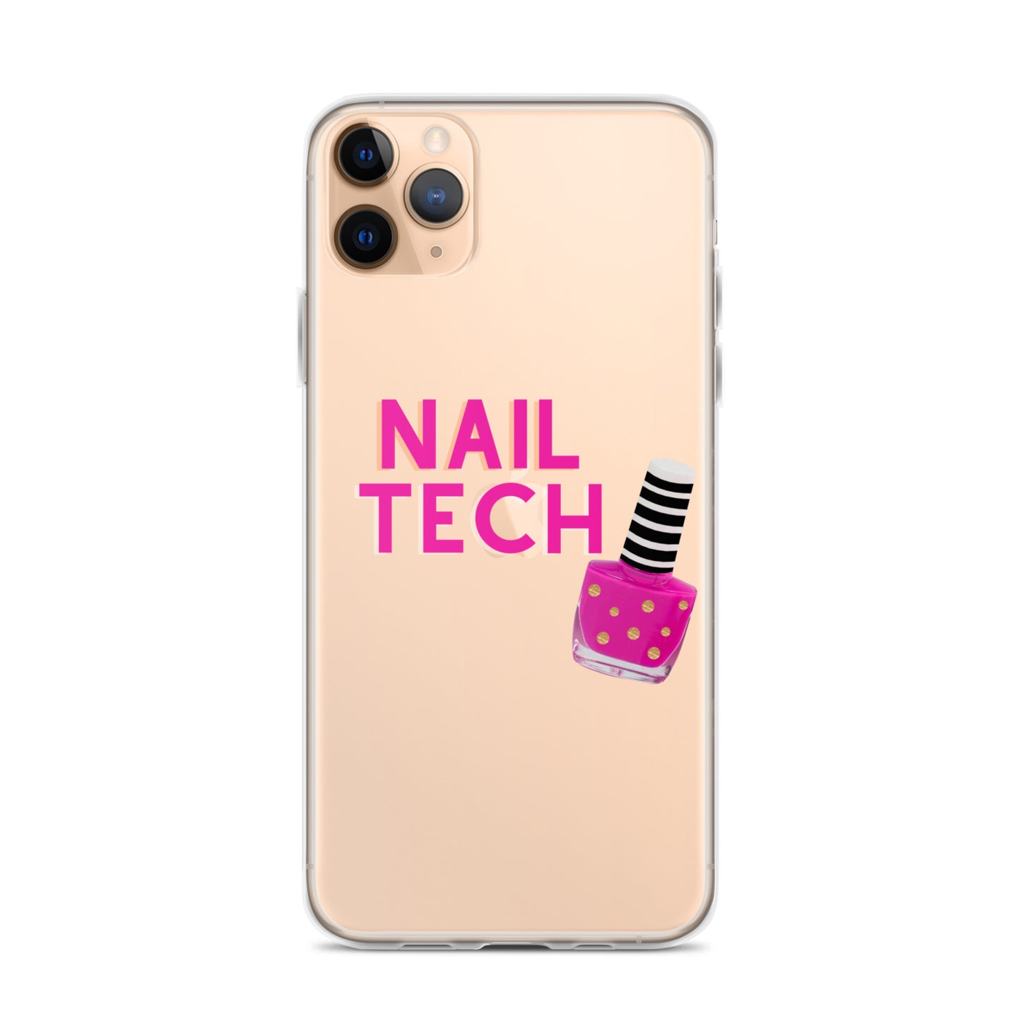 "Nail Tech" Clear Case for iPhone®