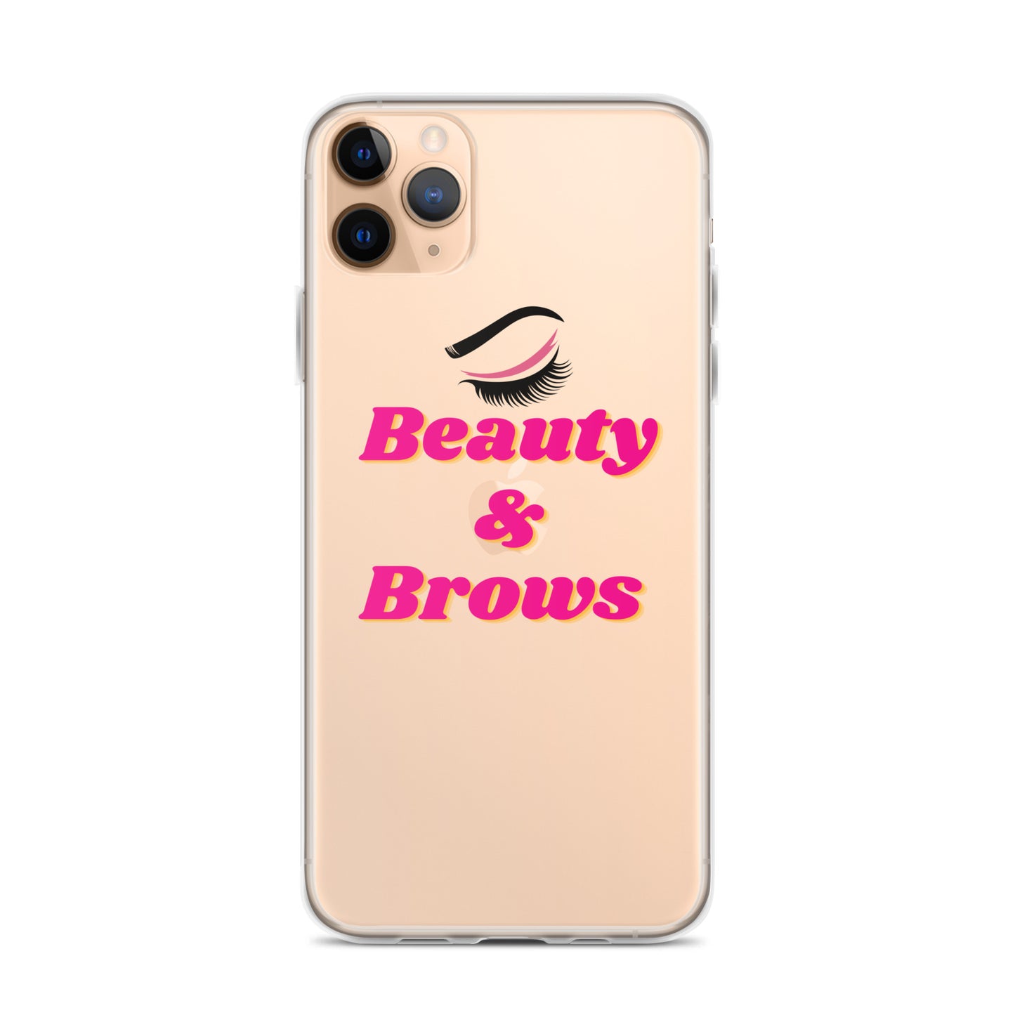 "Beauty & Brows" Clear Case for iPhone®