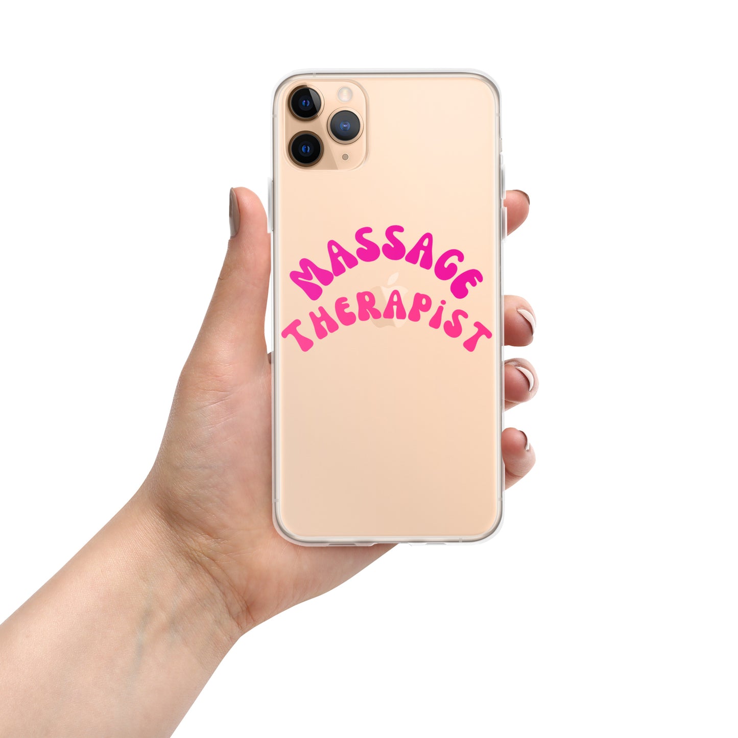 "Massage Therapist" Clear Case for iPhone®