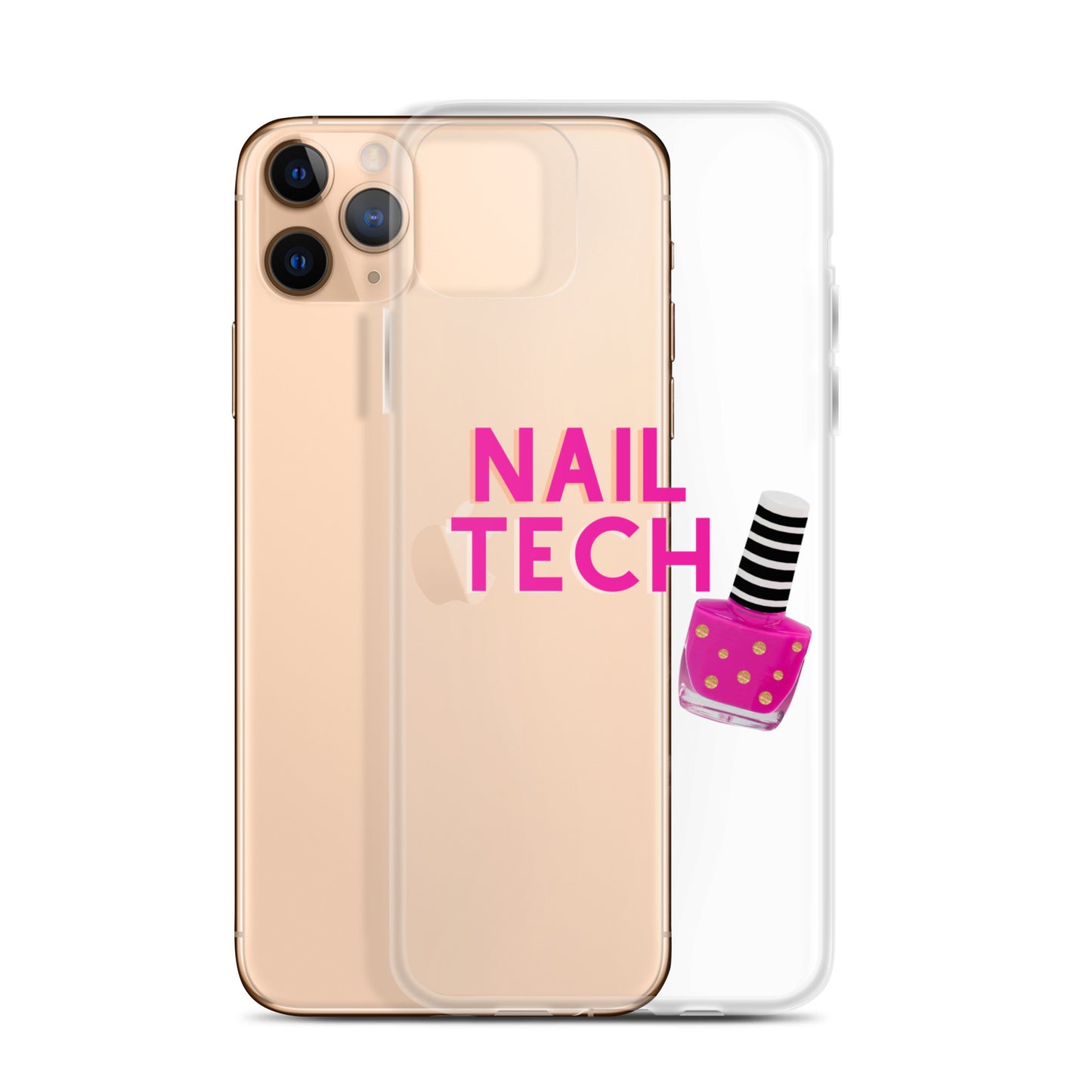 "Nail Tech" Clear Case for iPhone®