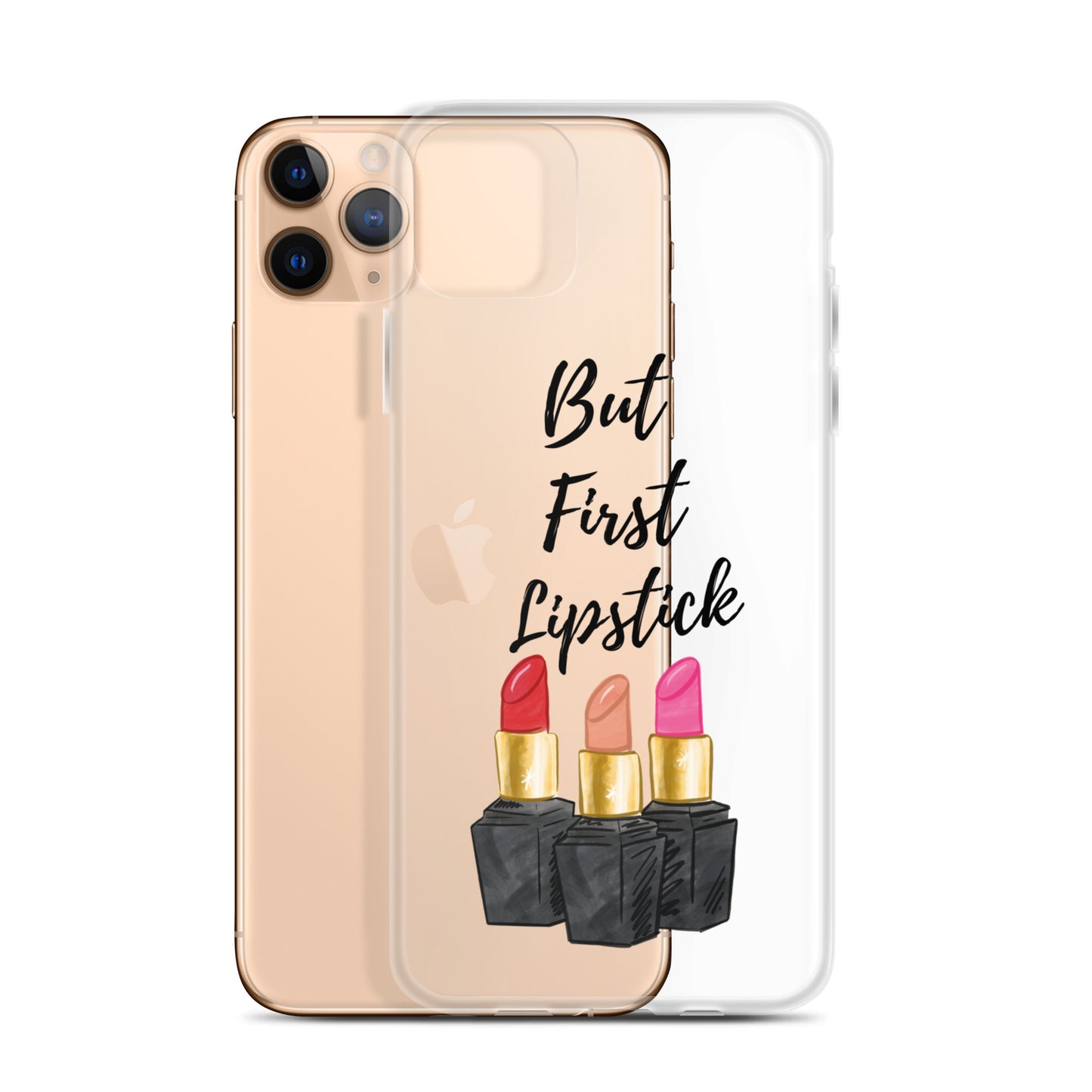 "But First Skin Care" Clear Case for iPhone®