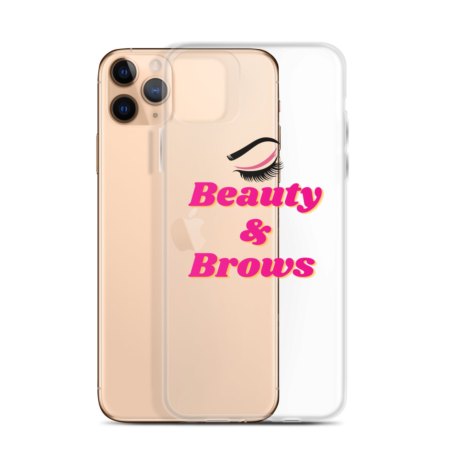 "Beauty & Brows" Clear Case for iPhone®