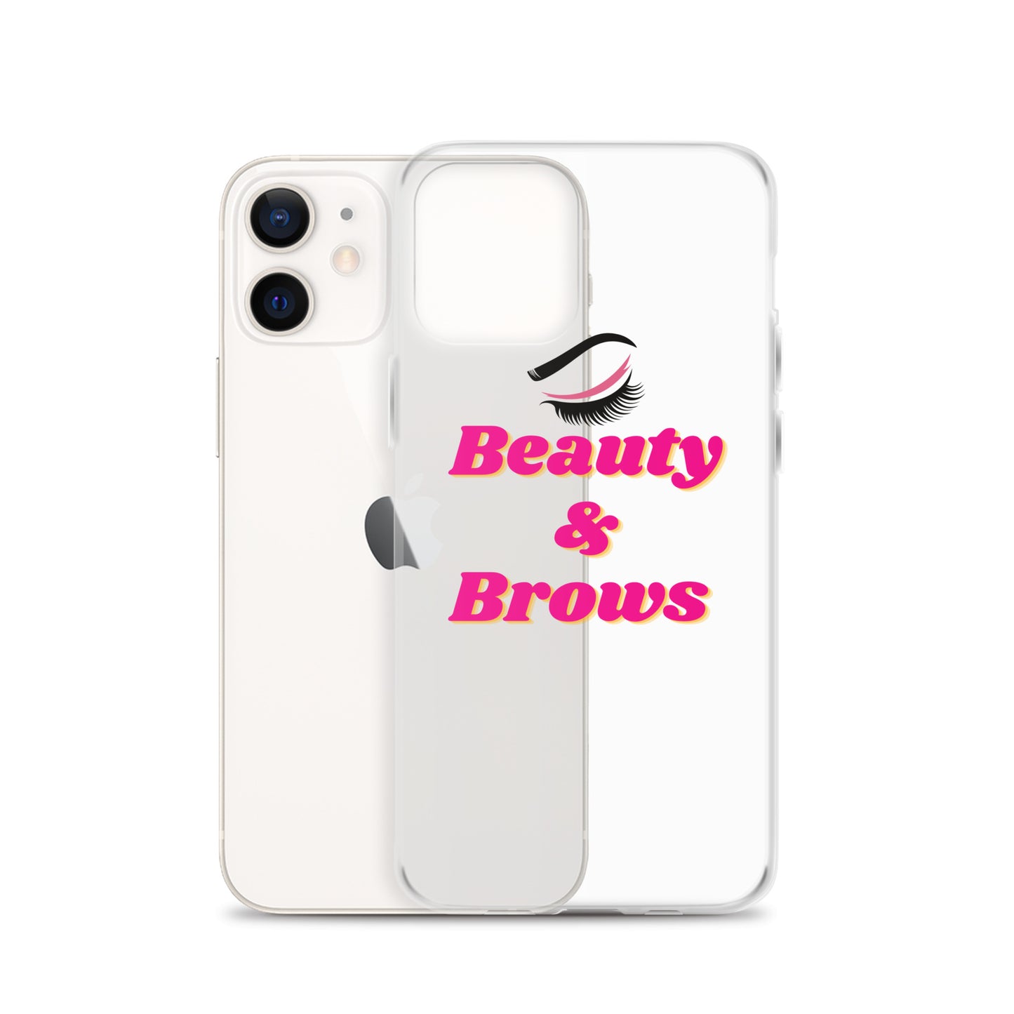 "Beauty & Brows" Clear Case for iPhone®