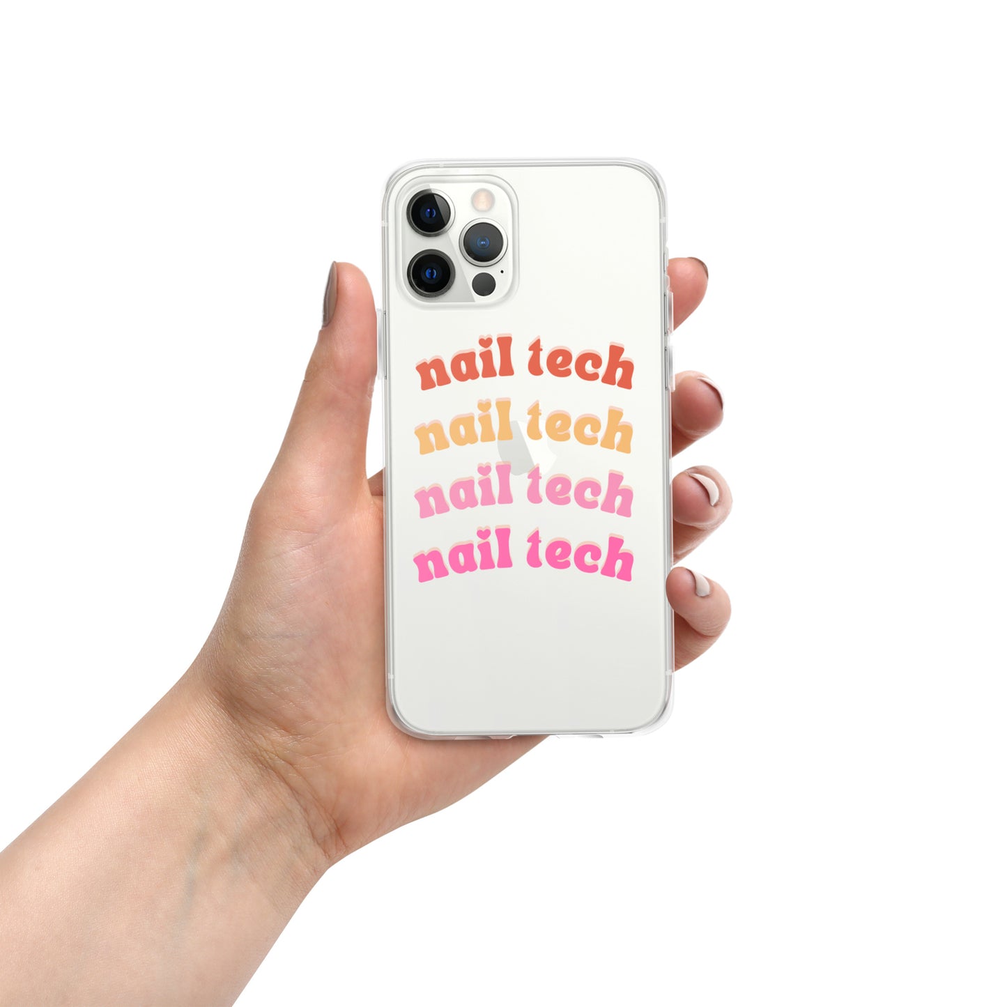 "Nail Tech" Clear Case for iPhone®