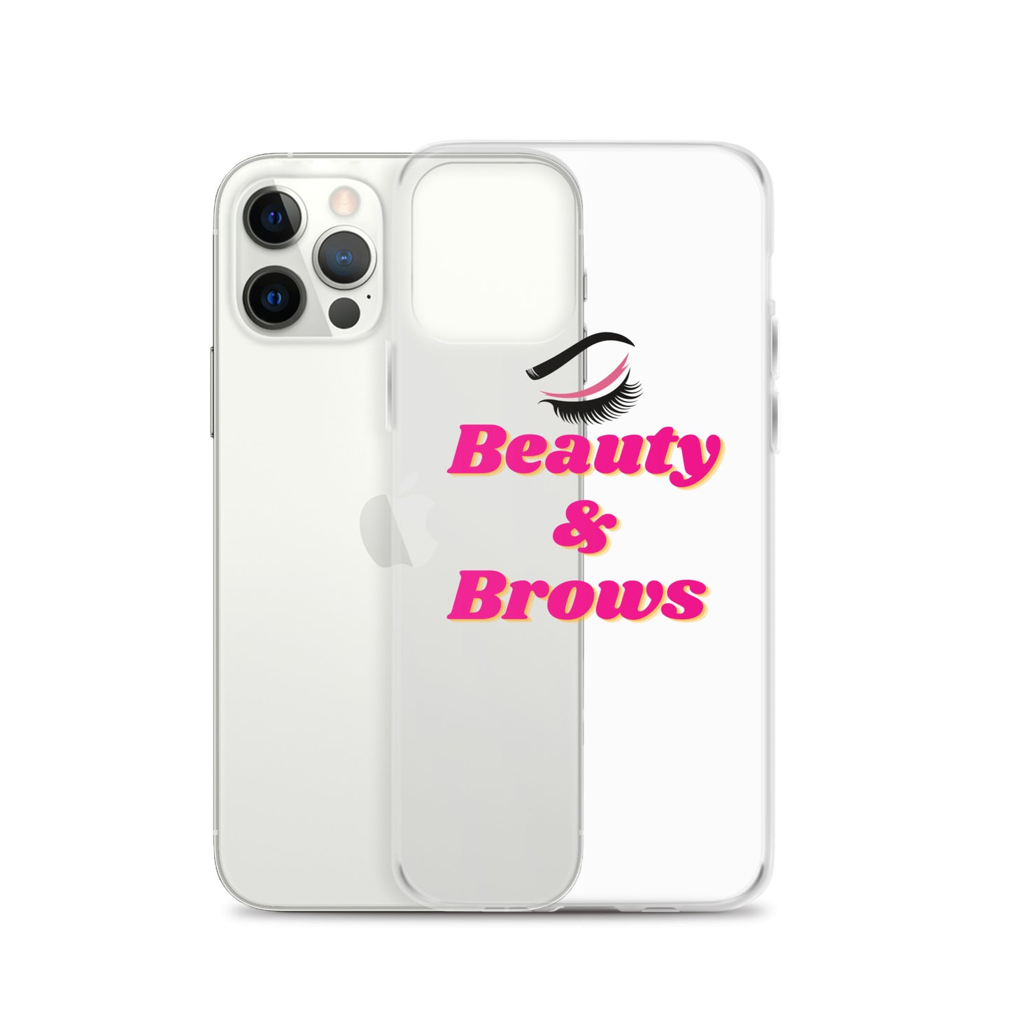 "Beauty & Brows" Clear Case for iPhone®