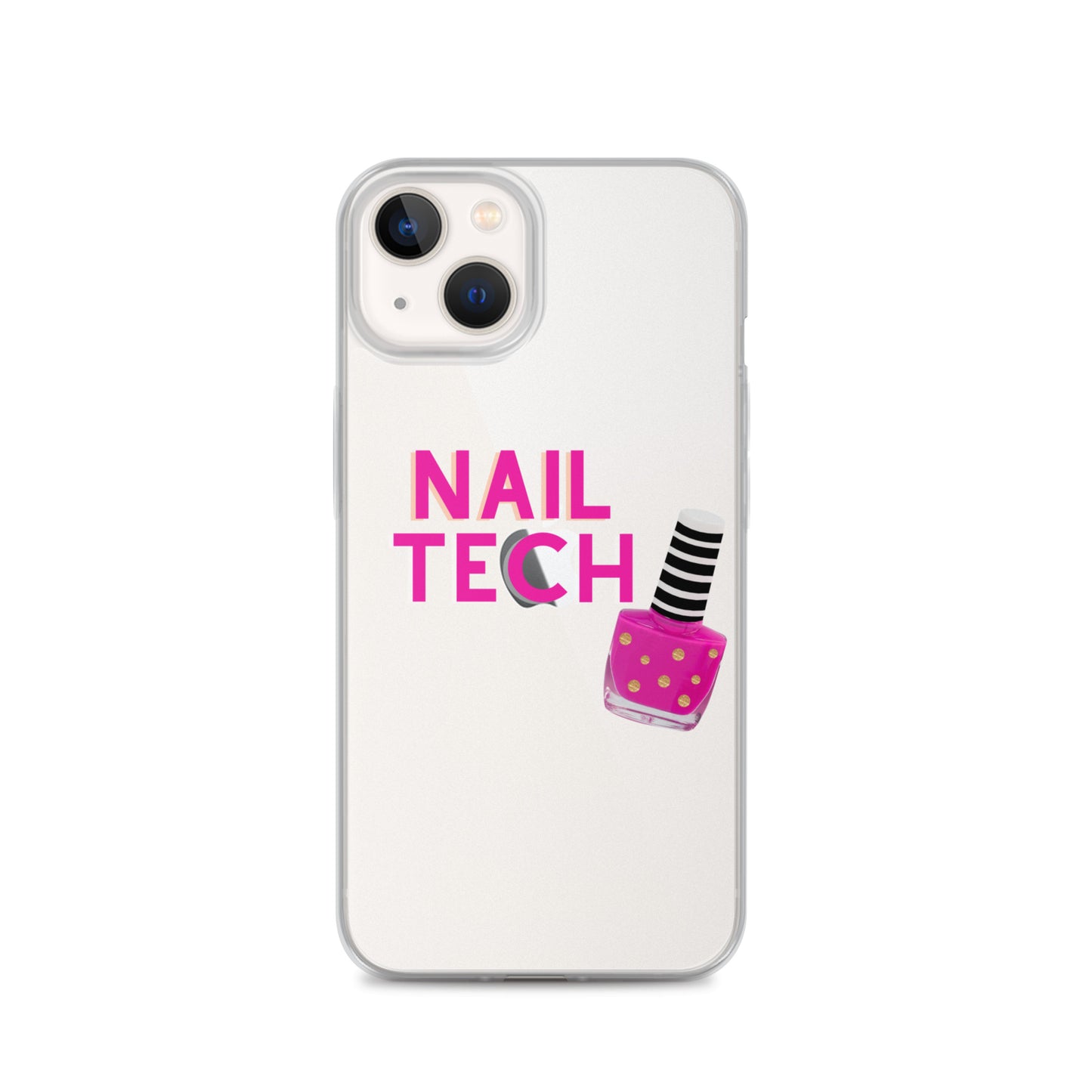 "Nail Tech" Clear Case for iPhone®