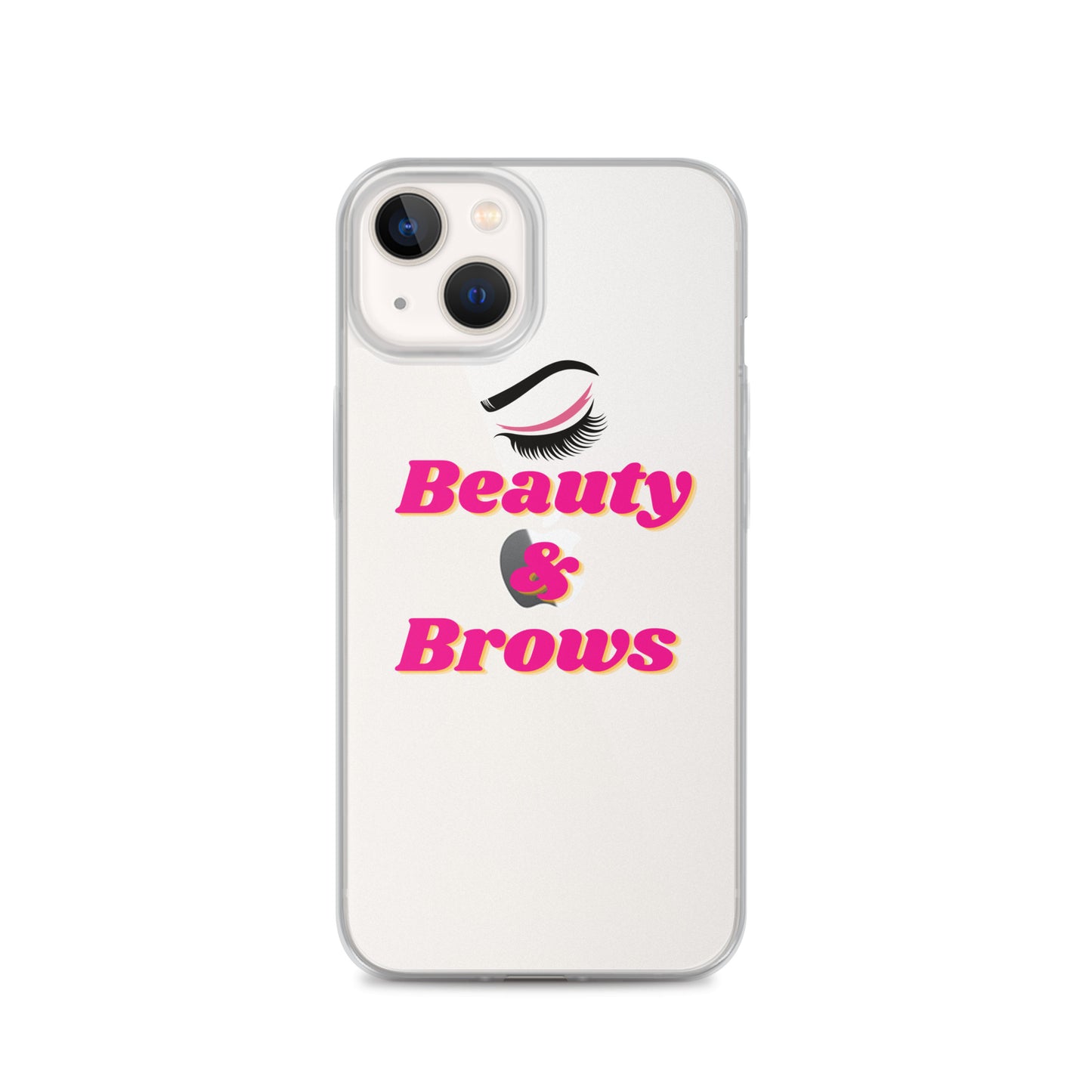 "Beauty & Brows" Clear Case for iPhone®