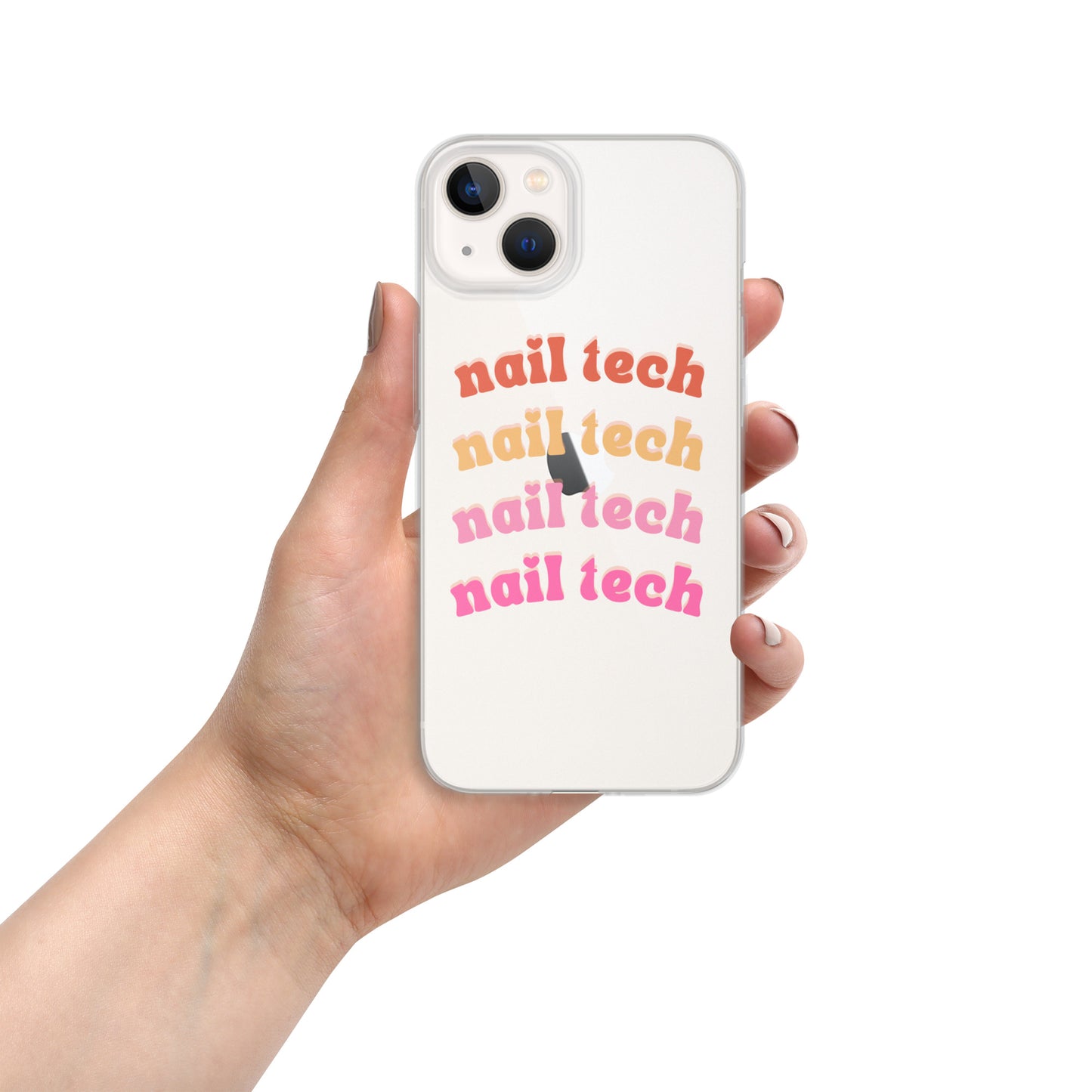 "Nail Tech" Clear Case for iPhone®