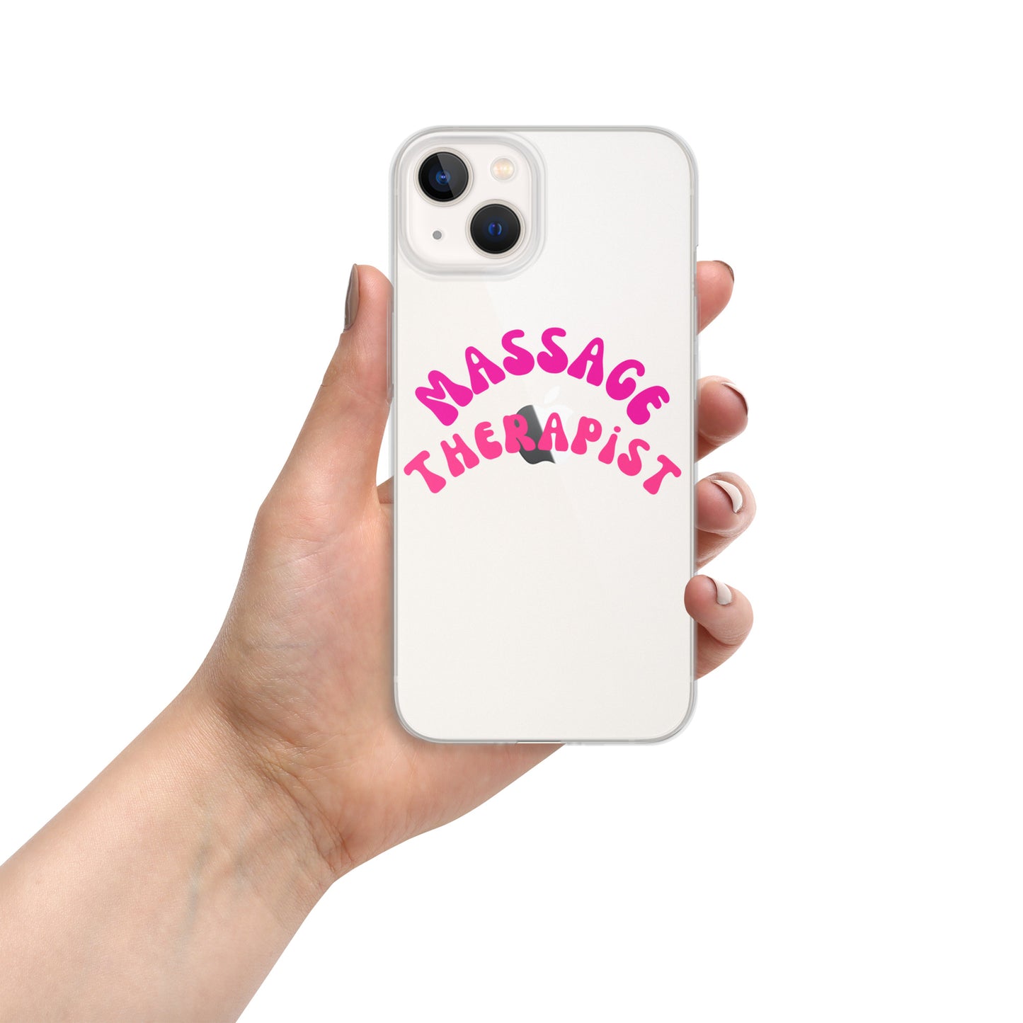 "Massage Therapist" Clear Case for iPhone®