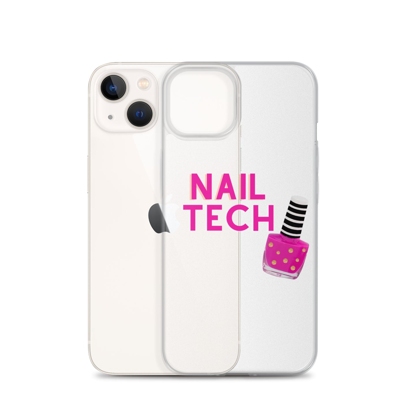 "Nail Tech" Clear Case for iPhone®