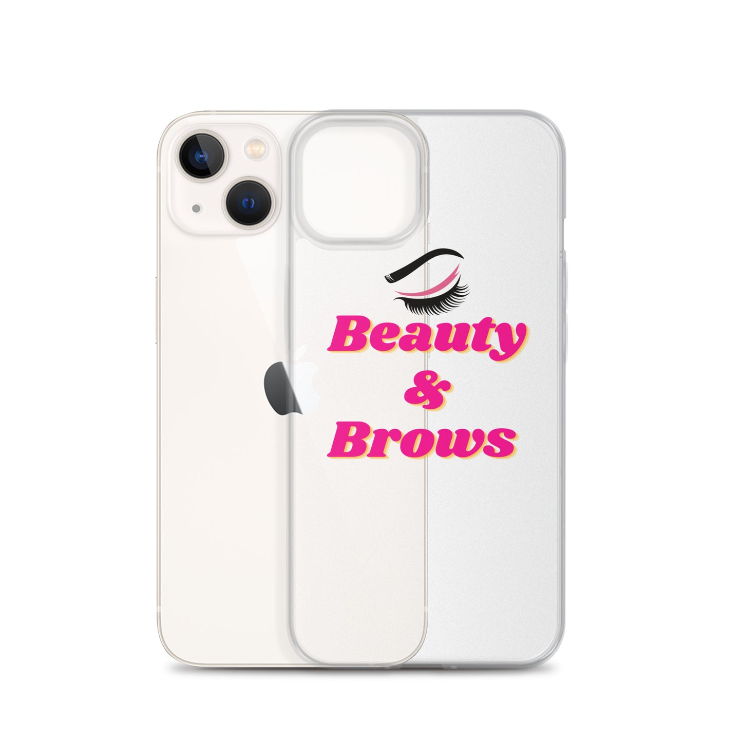 "Beauty & Brows" Clear Case for iPhone®