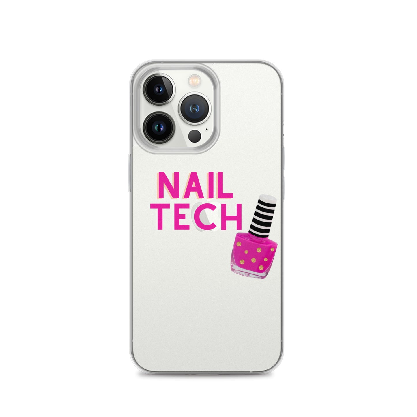 "Nail Tech" Clear Case for iPhone®