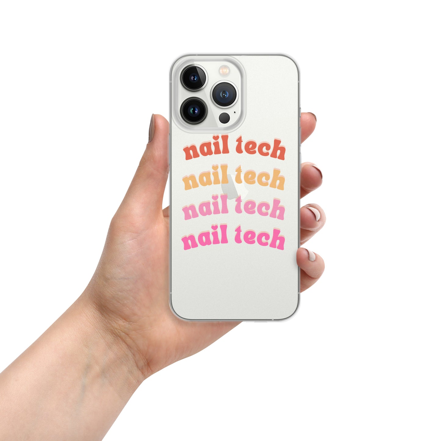 "Nail Tech" Clear Case for iPhone®