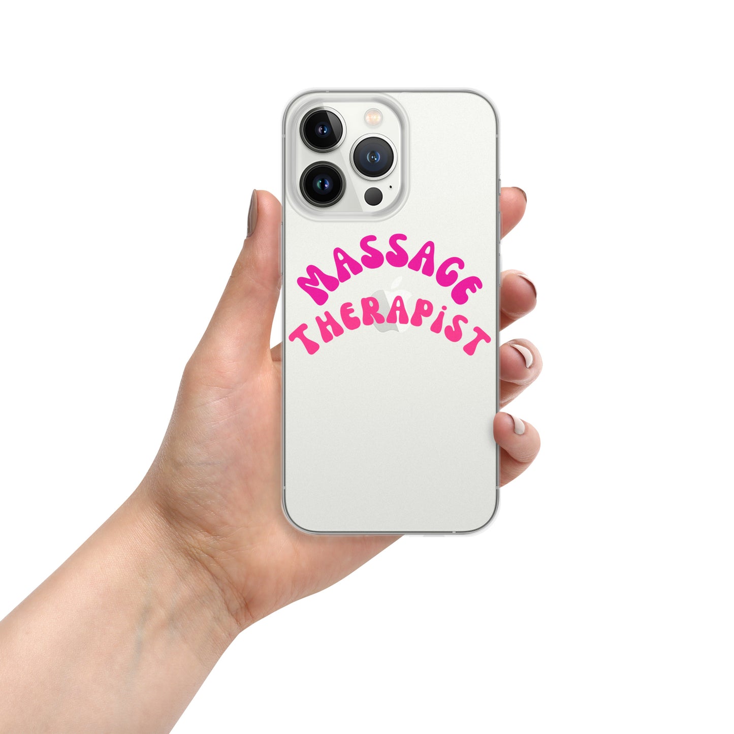 "Massage Therapist" Clear Case for iPhone®