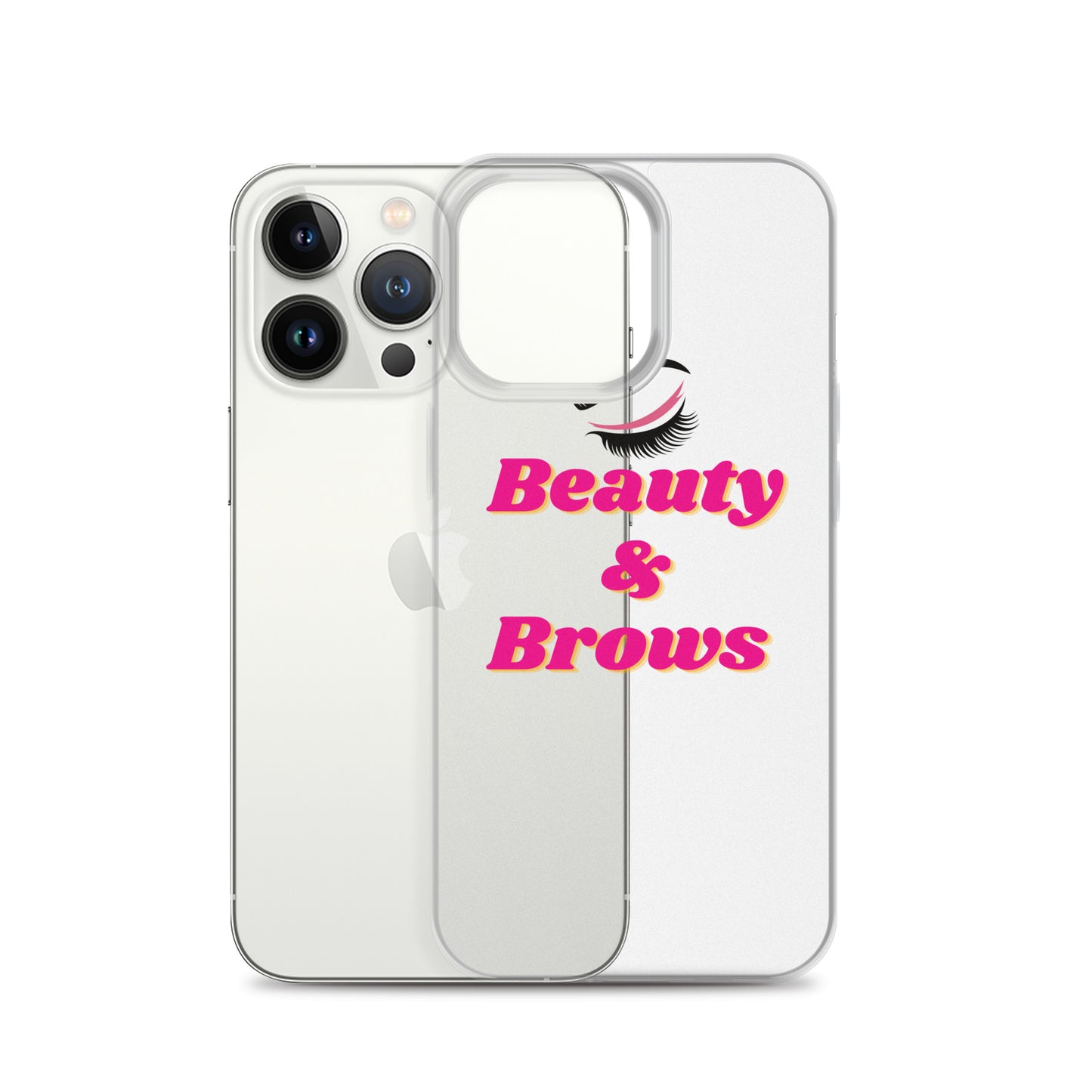 "Beauty & Brows" Clear Case for iPhone®