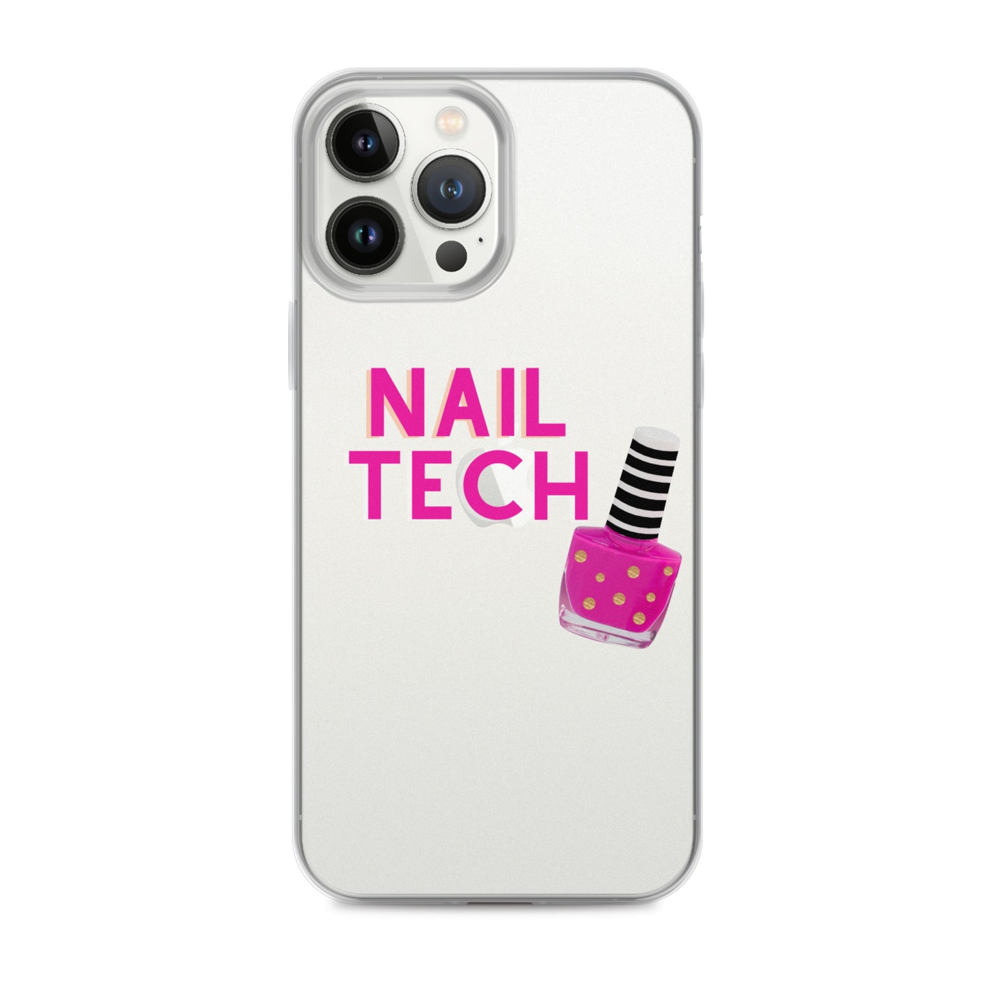 "Nail Tech" Clear Case for iPhone®