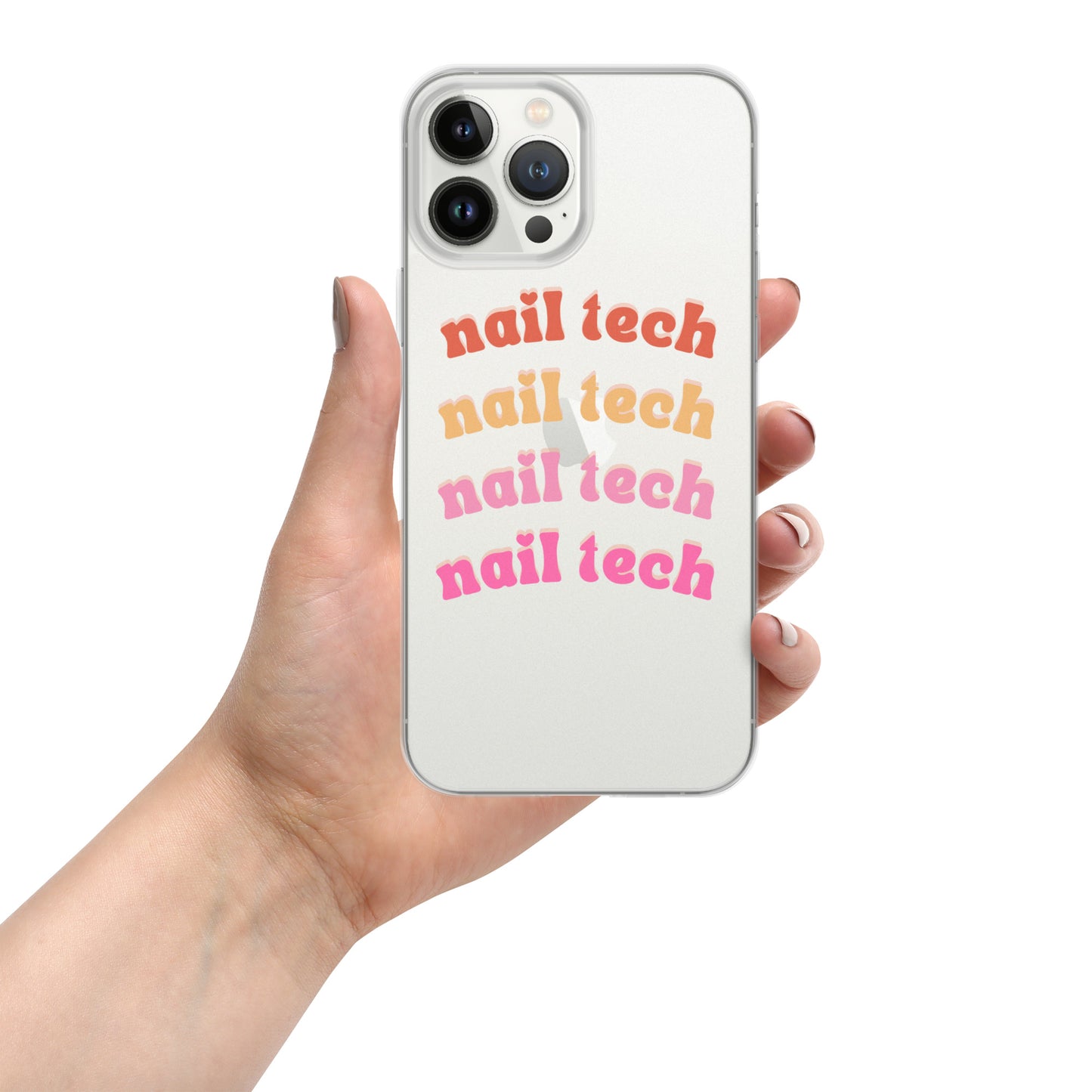 "Nail Tech" Clear Case for iPhone®