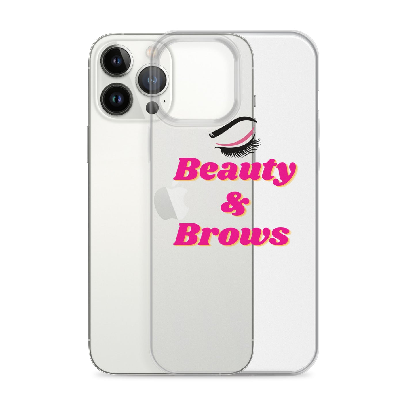 "Beauty & Brows" Clear Case for iPhone®