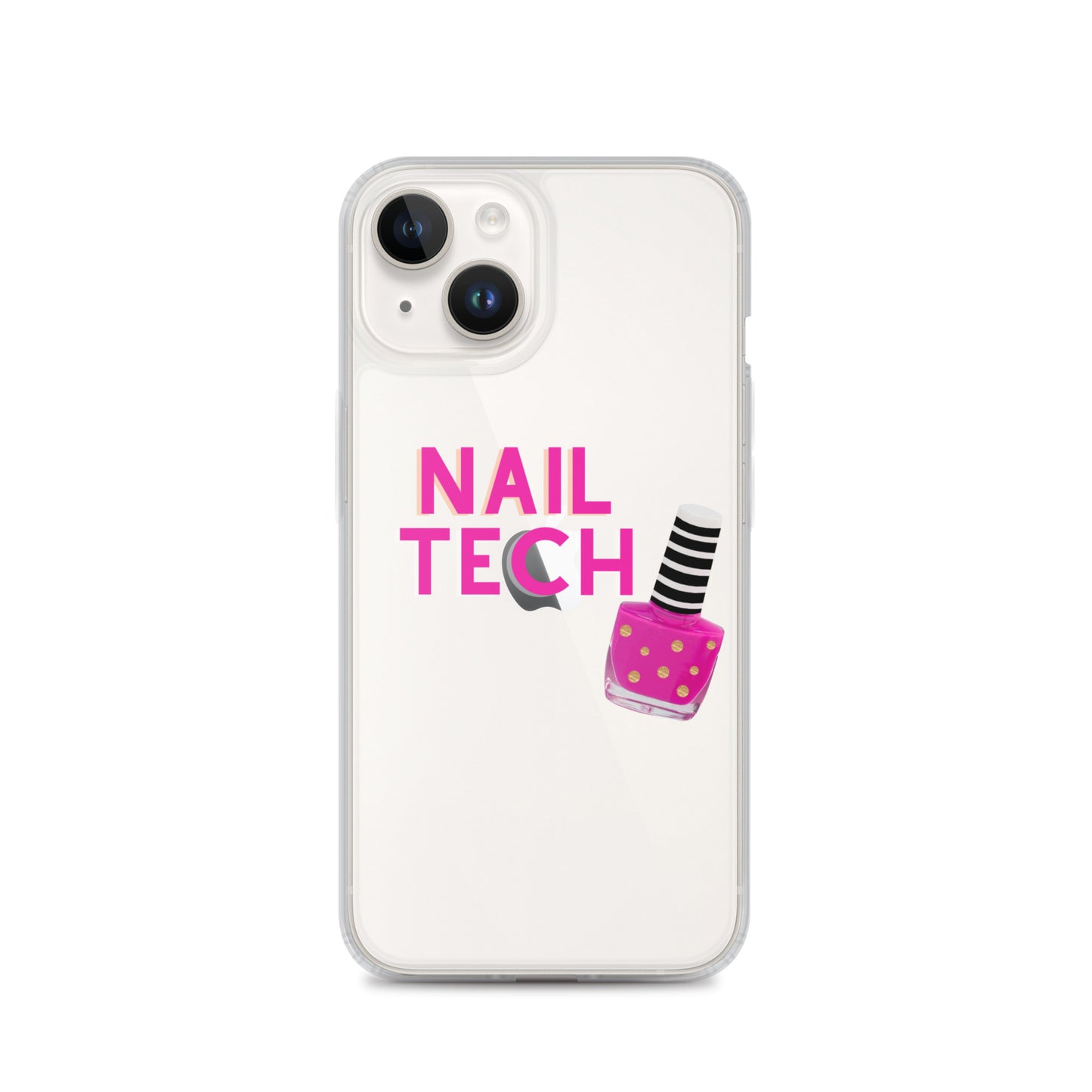 "Nail Tech" Clear Case for iPhone®