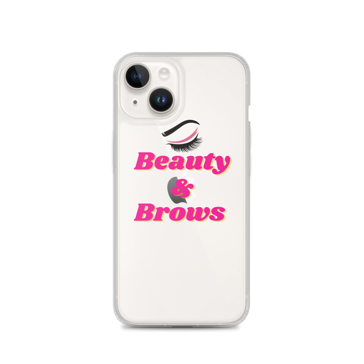 "Beauty & Brows" Clear Case for iPhone®