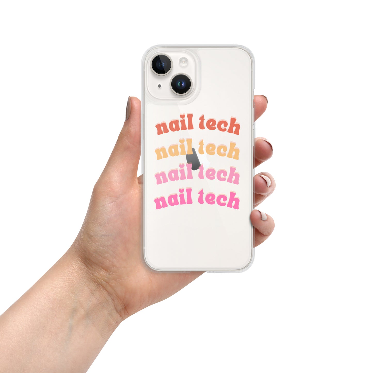 "Nail Tech" Clear Case for iPhone®