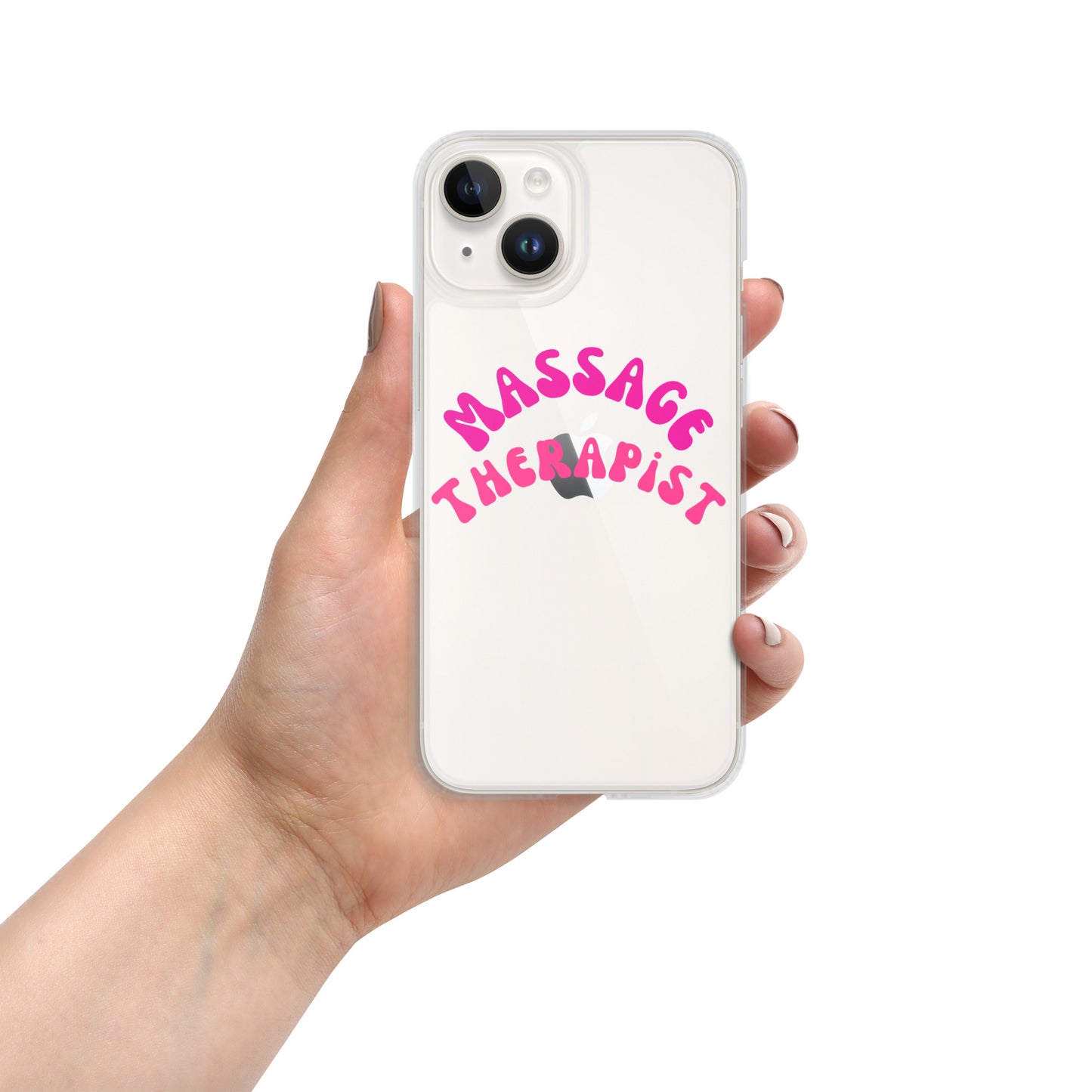 "Massage Therapist" Clear Case for iPhone®