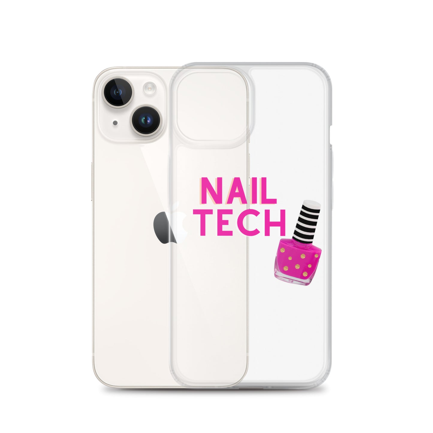 "Nail Tech" Clear Case for iPhone®