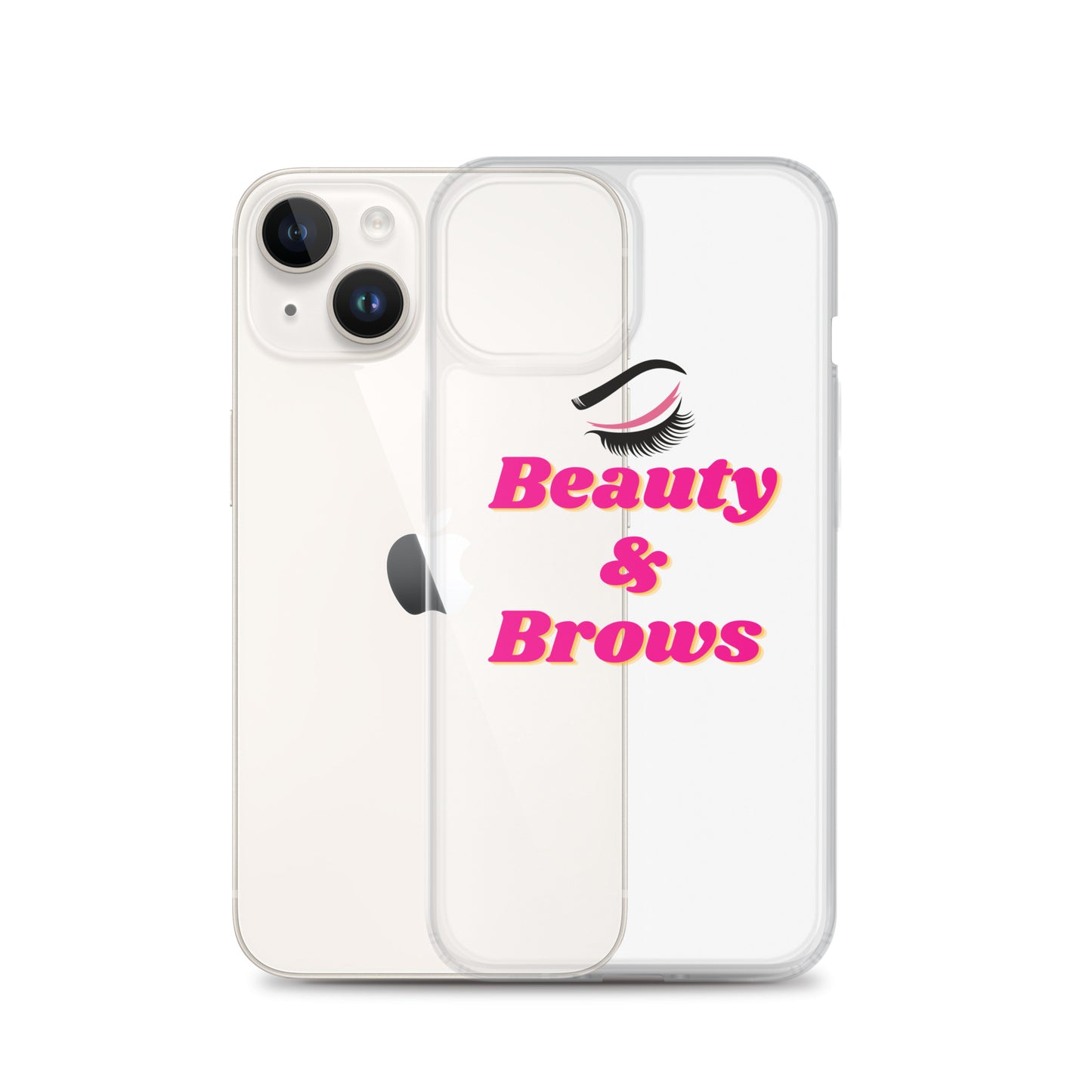 "Beauty & Brows" Clear Case for iPhone®