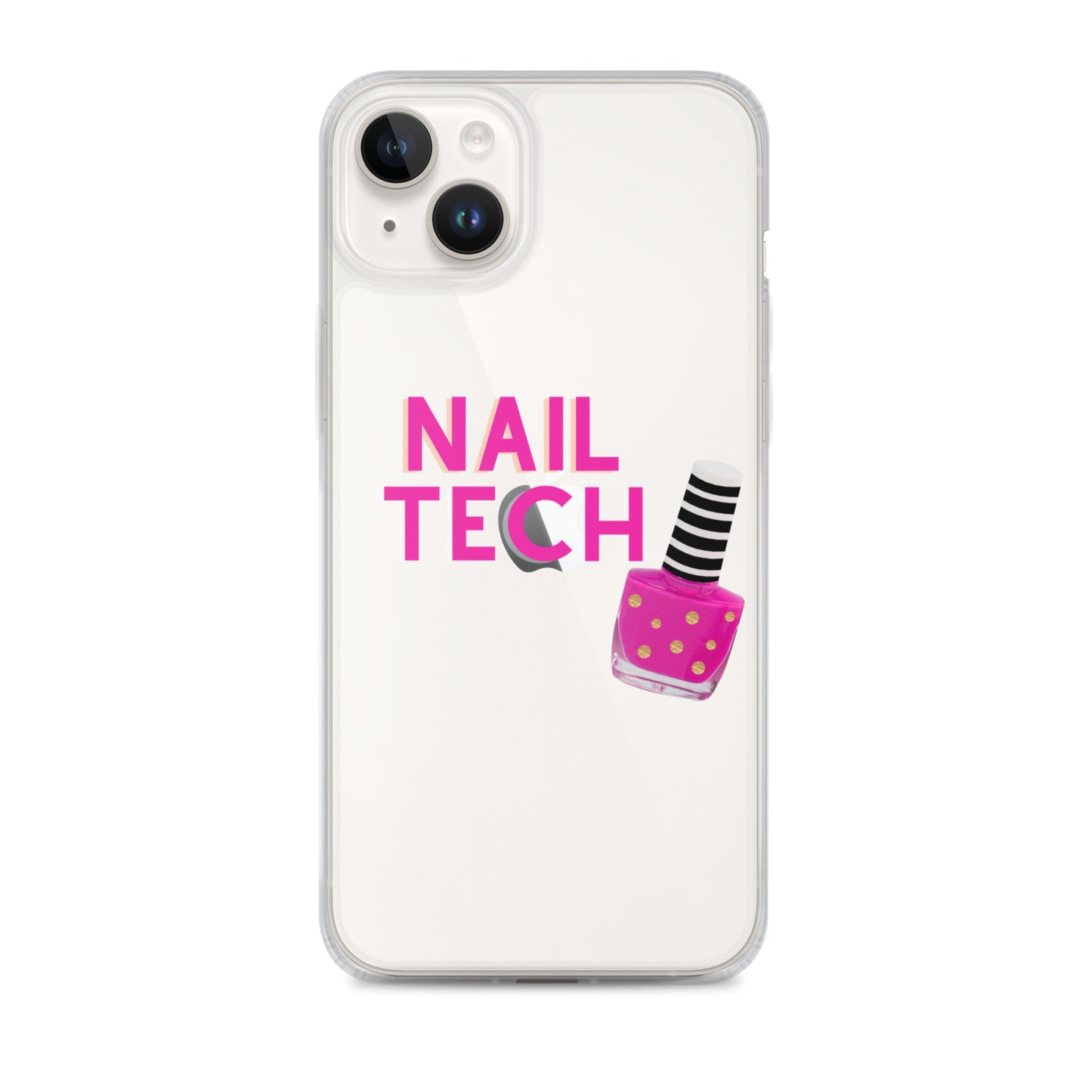 "Nail Tech" Clear Case for iPhone®