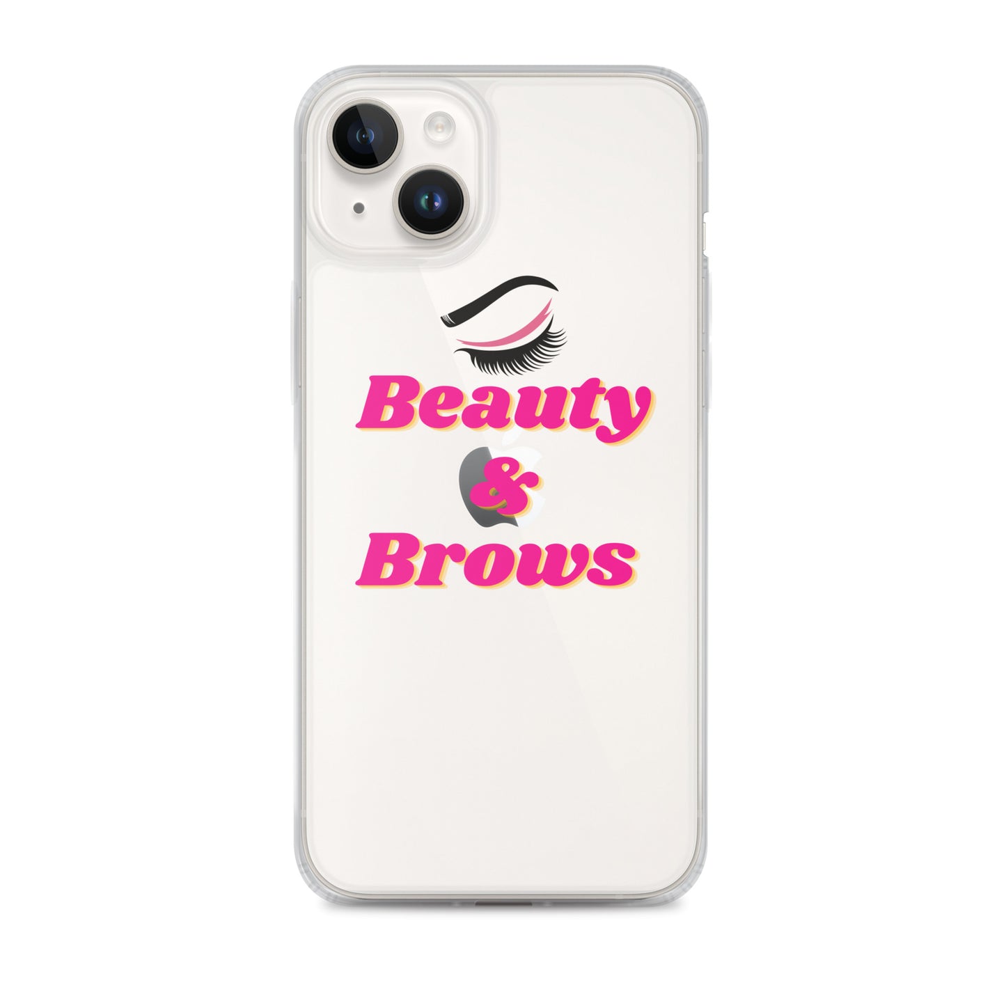 "Beauty & Brows" Clear Case for iPhone®