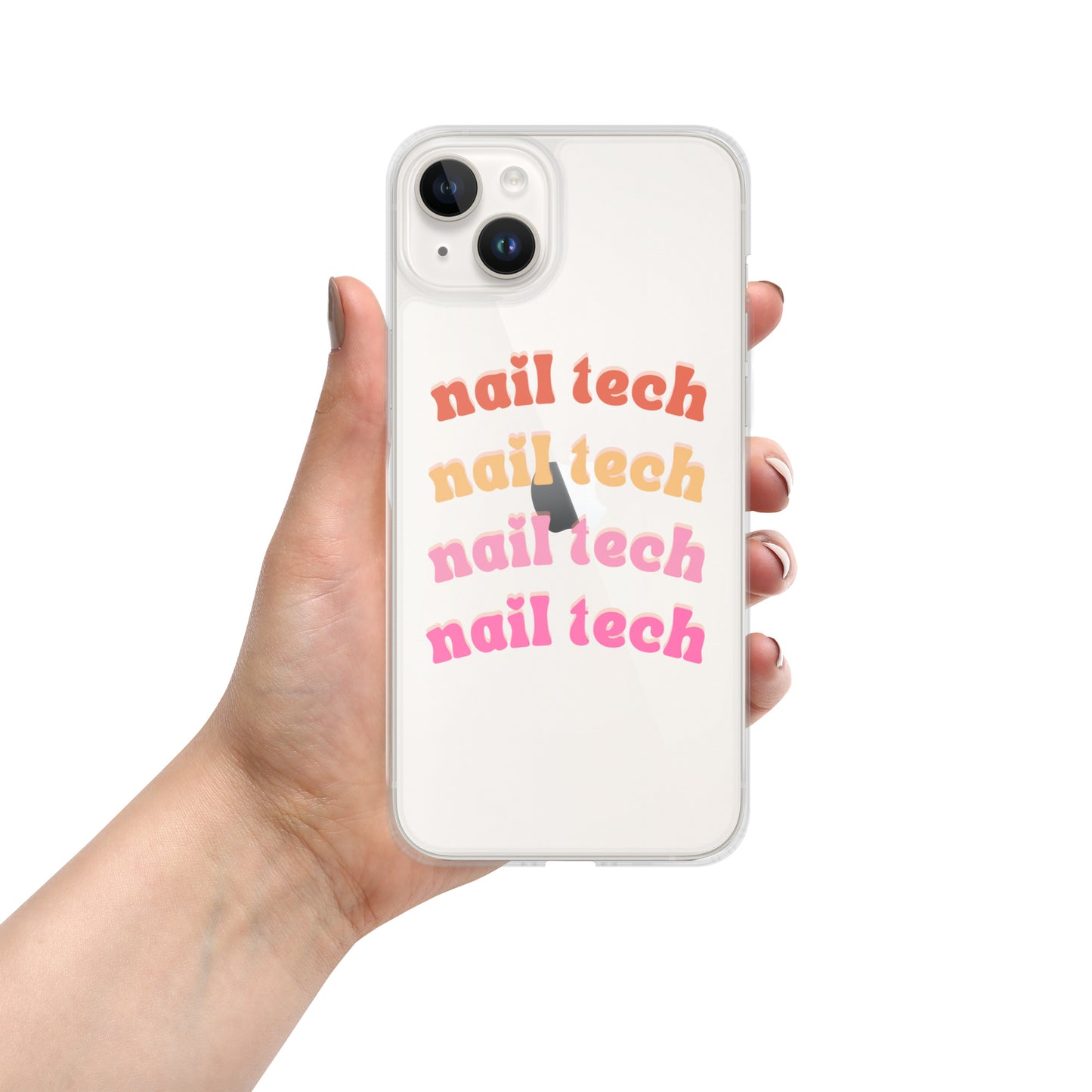 "Nail Tech" Clear Case for iPhone®