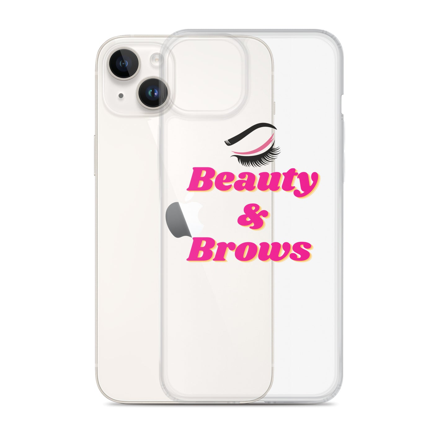 "Beauty & Brows" Clear Case for iPhone®