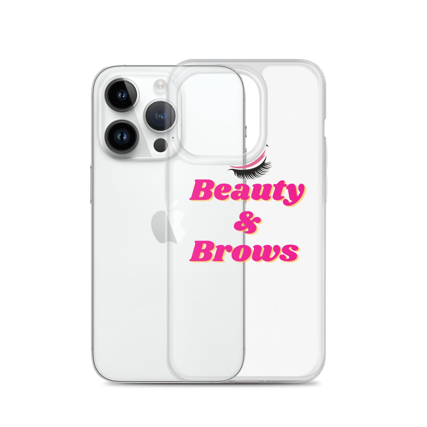 "Beauty & Brows" Clear Case for iPhone®