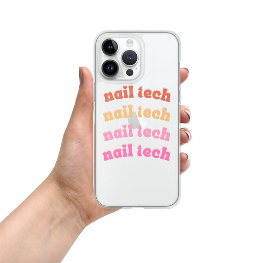 "Nail Tech" Clear Case for iPhone®