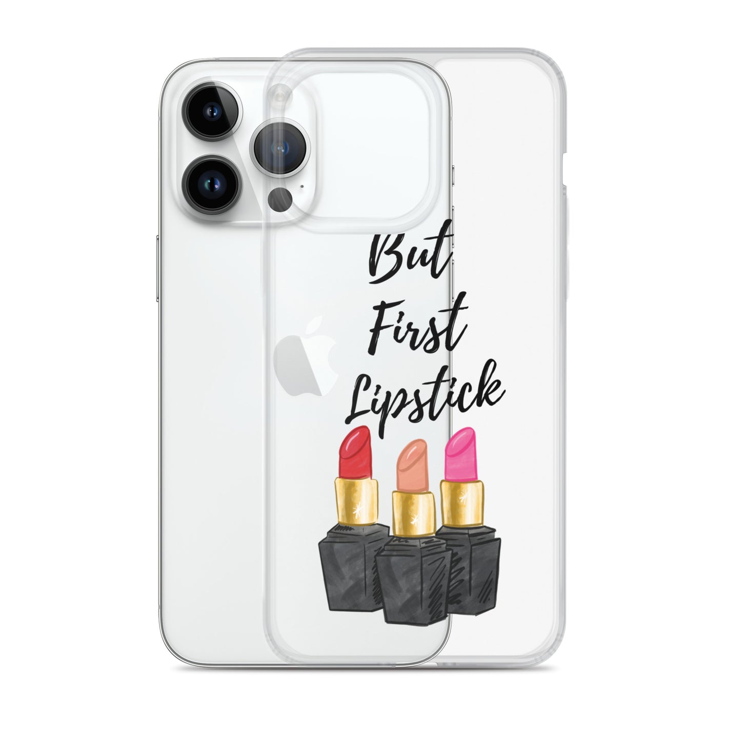 "But First Skin Care" Clear Case for iPhone®