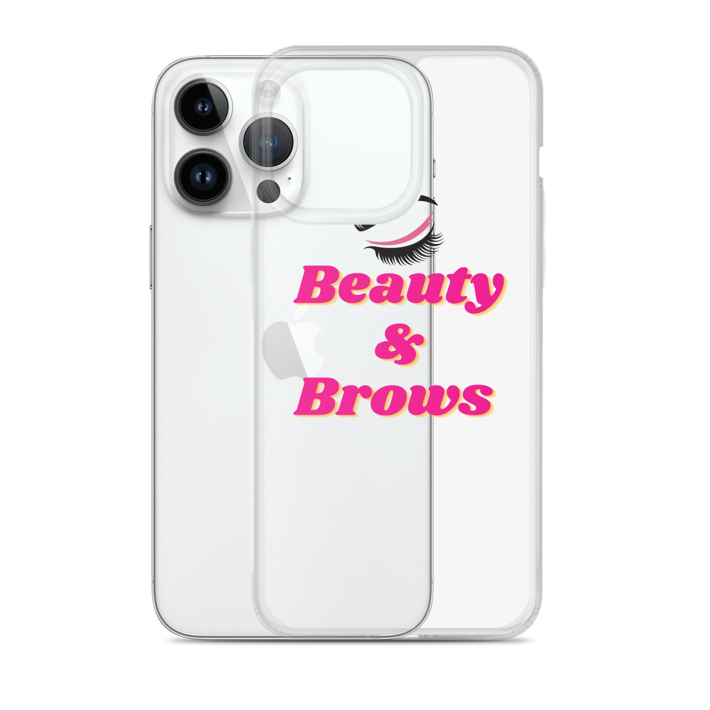 "Beauty & Brows" Clear Case for iPhone®