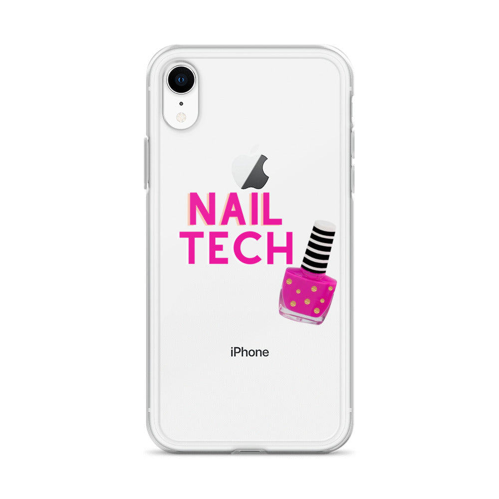 "Nail Tech" Clear Case for iPhone®