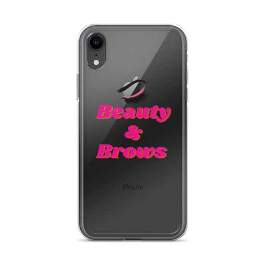 "Beauty & Brows" Clear Case for iPhone®