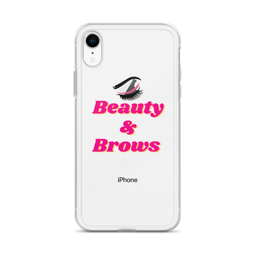 "Beauty & Brows" Clear Case for iPhone®