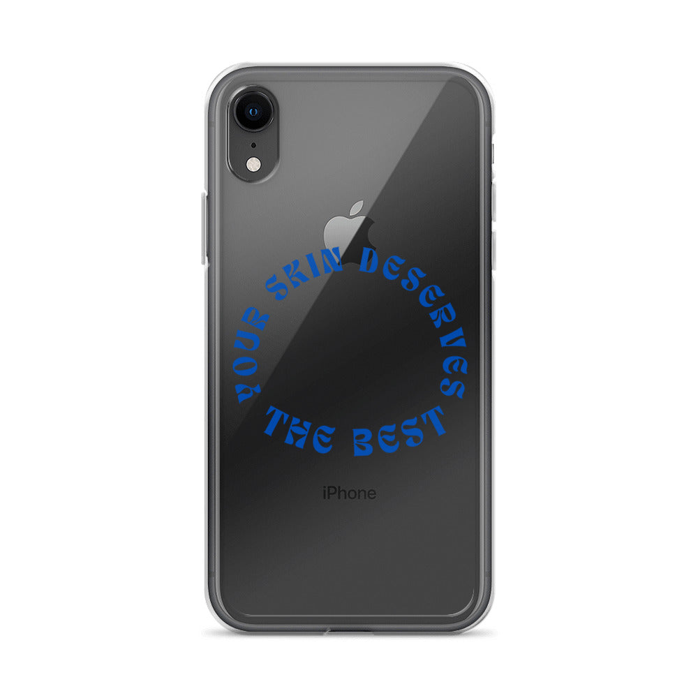 "Your Skin Deserves the Best" Clear Case for iPhone®